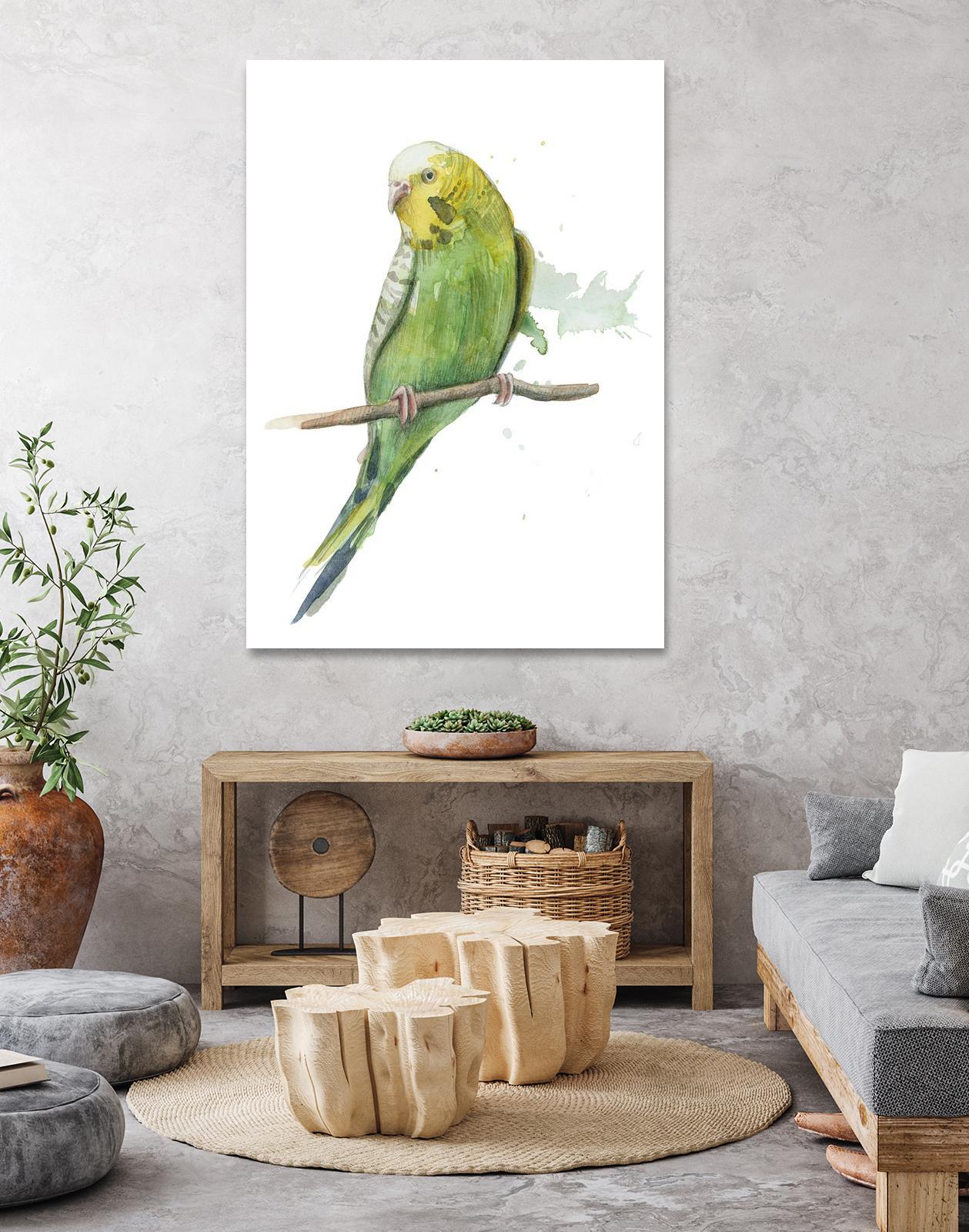 Bird 2 by Harvey, Brenna Harvey on GIANT ART - green animal bird