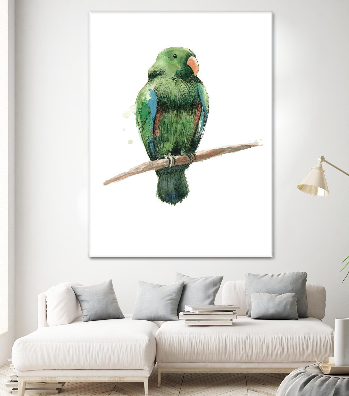 Bird 3 by Harvey, Brenna Harvey on GIANT ART - green animals bird
