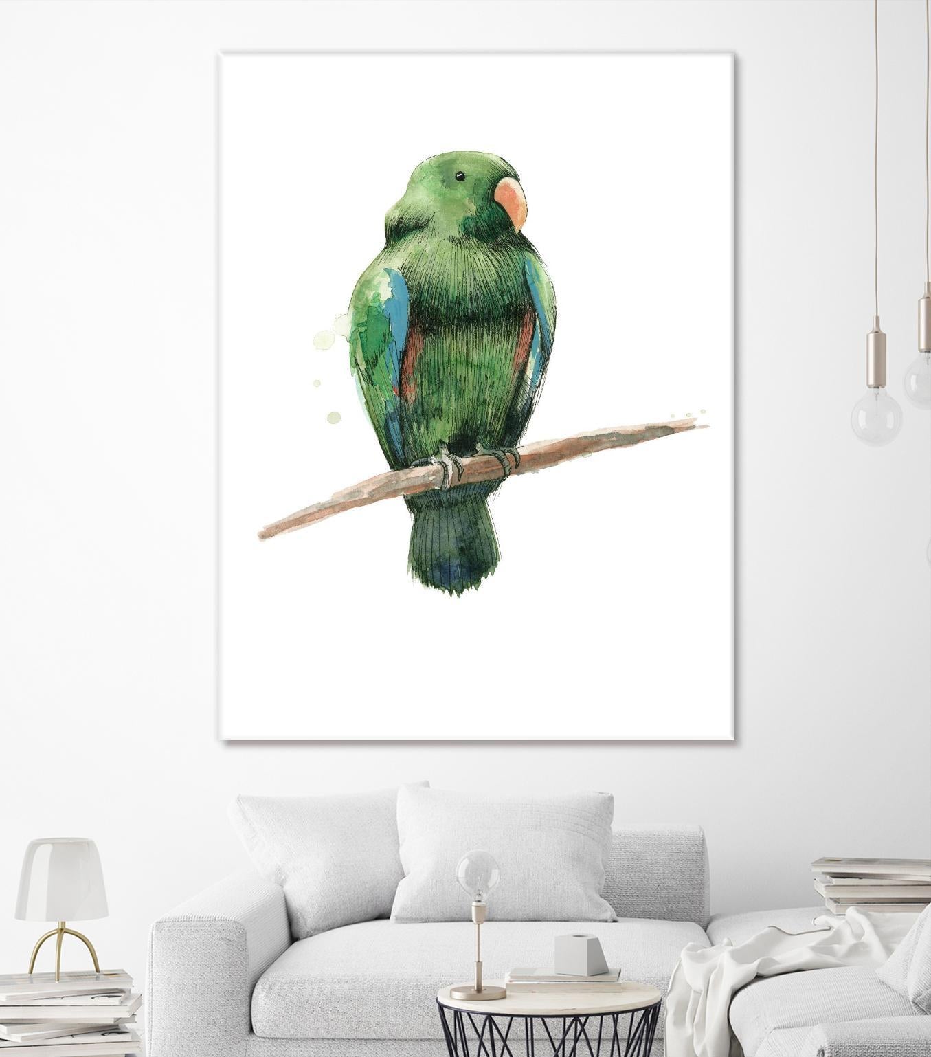 Bird 3 by Harvey, Brenna Harvey on GIANT ART - green animals bird