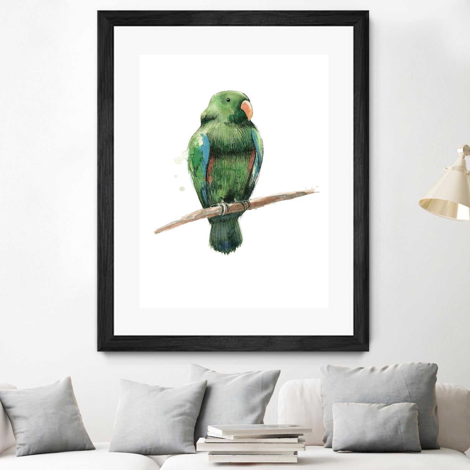 Bird 3 by Harvey, Brenna Harvey on GIANT ART - green animal bird