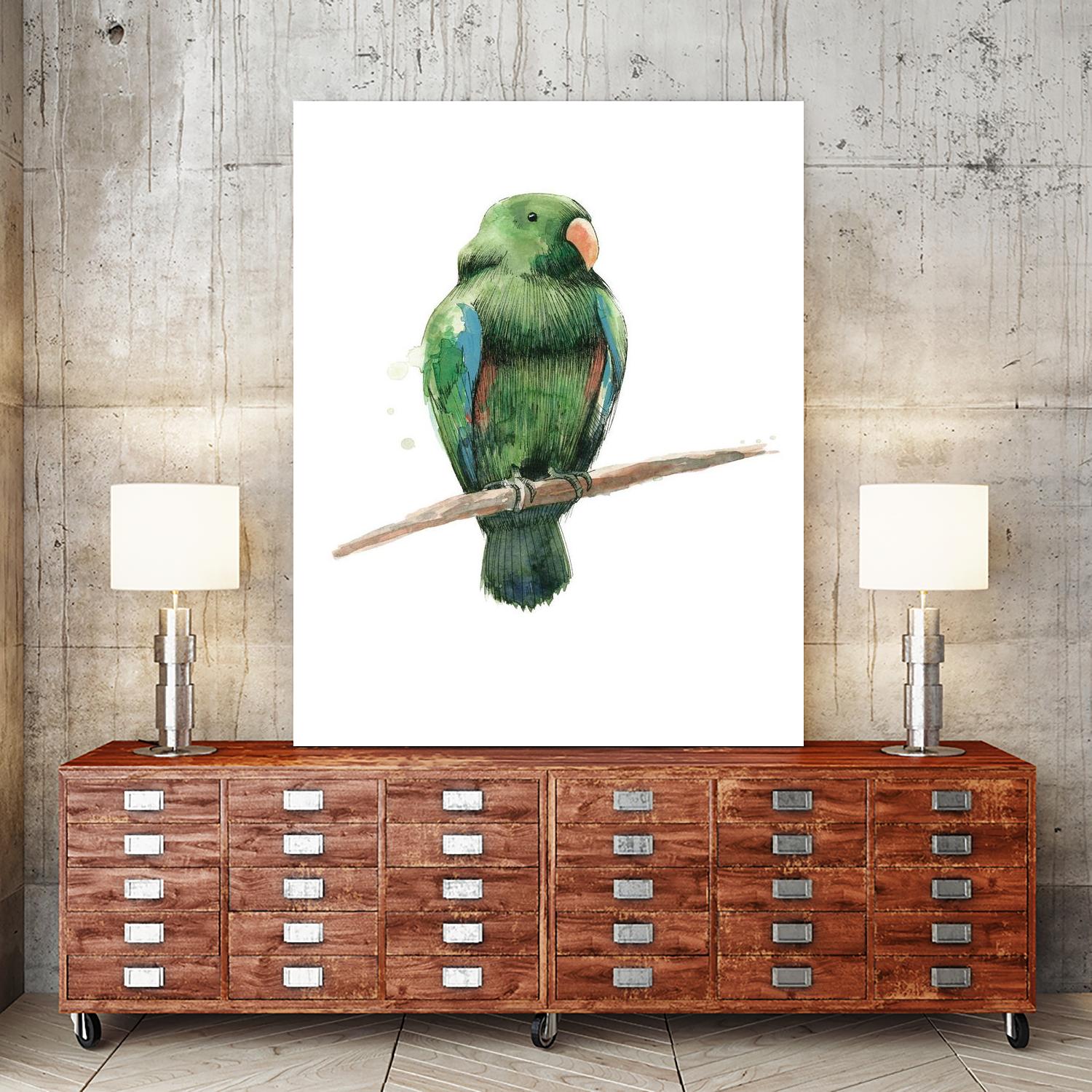 Bird 3 by Harvey, Brenna Harvey on GIANT ART - green animal bird