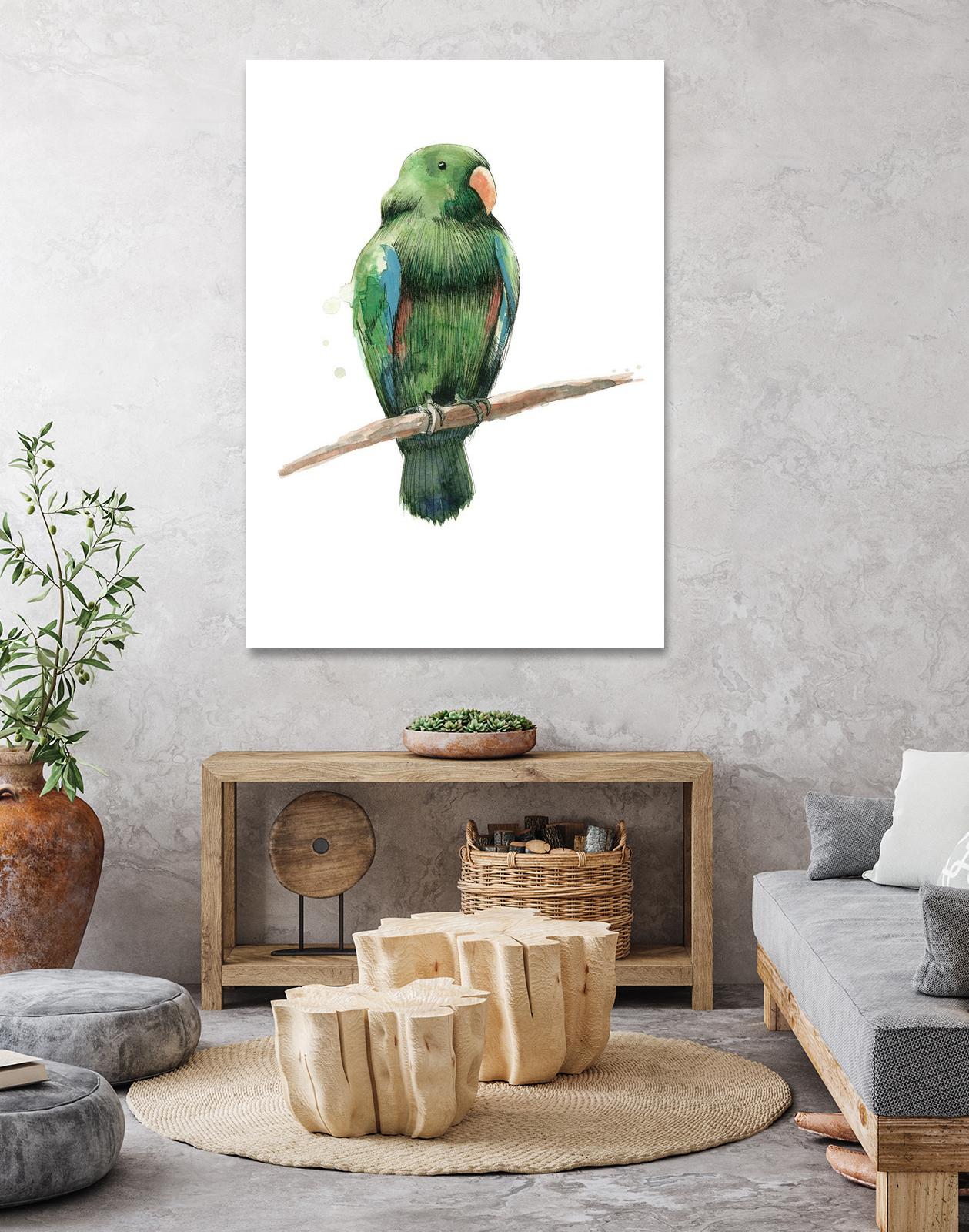 Bird 3 by Harvey, Brenna Harvey on GIANT ART - green animal bird