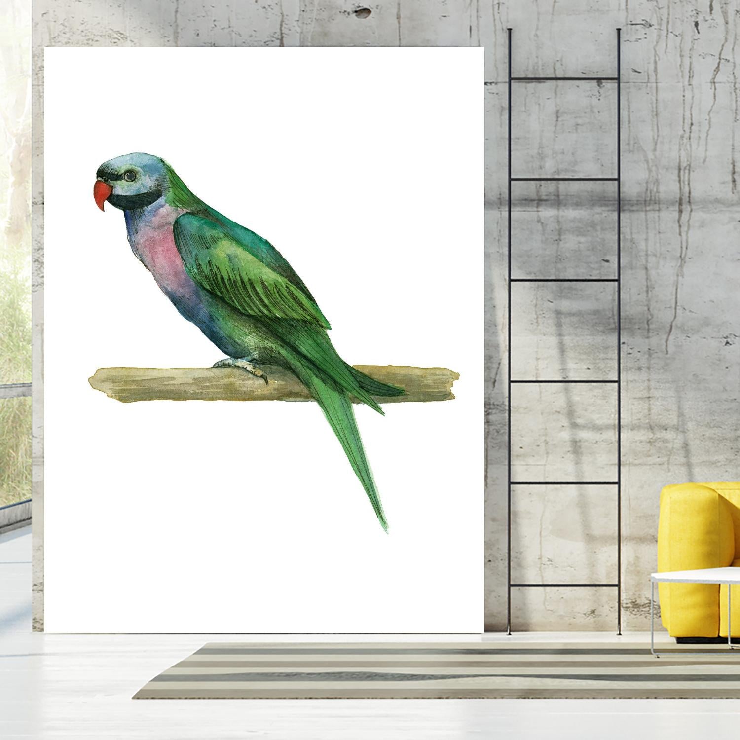 Bird 4 by Harvey, Brenna Harvey on GIANT ART - blue animals bird