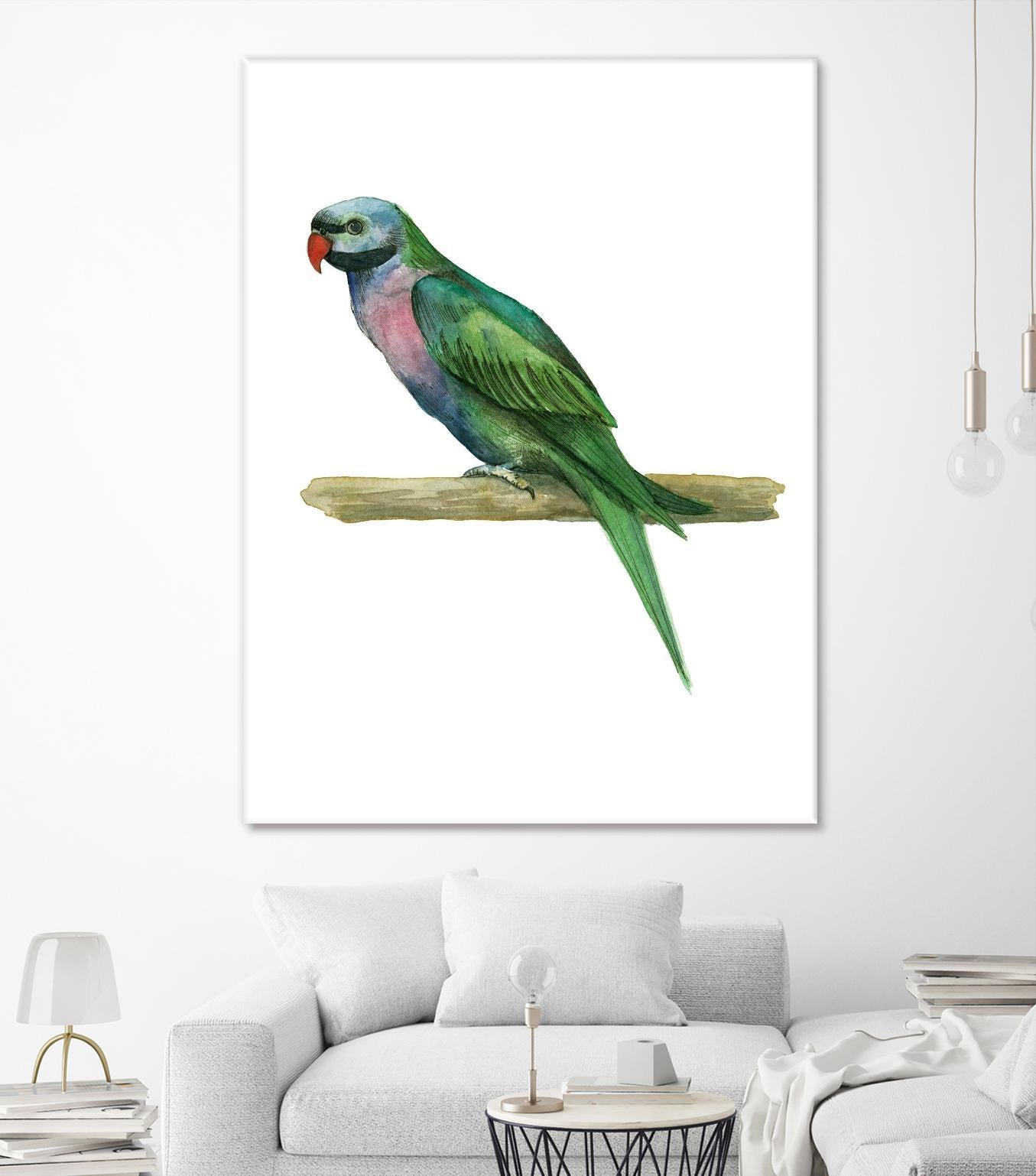 Bird 4 by Harvey, Brenna Harvey on GIANT ART - blue animals bird