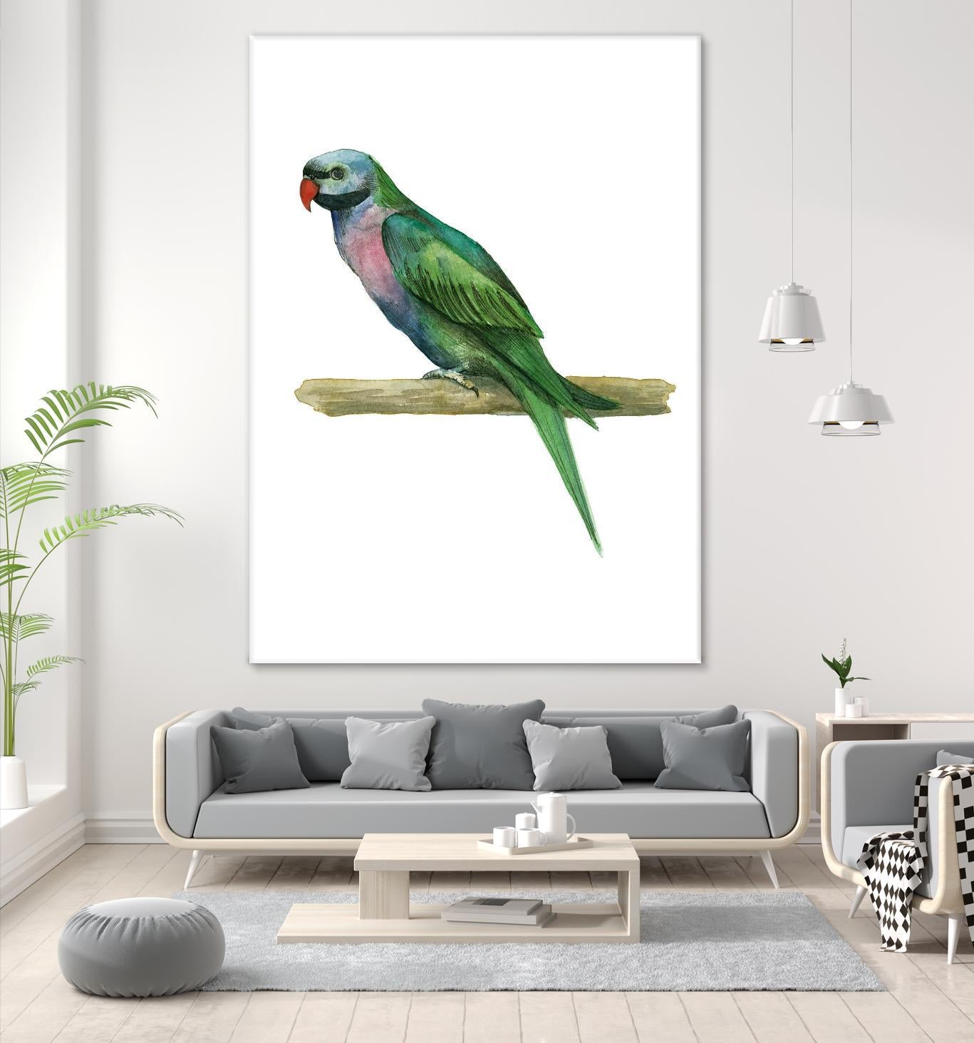 Bird 4 by Harvey, Brenna Harvey on GIANT ART - blue animals bird