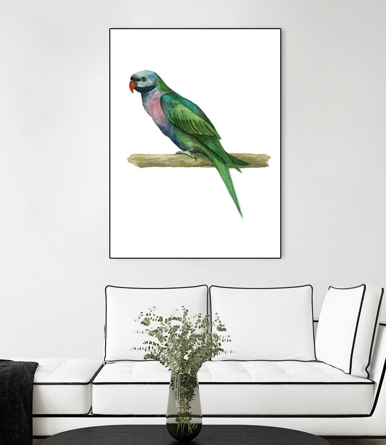 Bird 4 by Harvey, Brenna Harvey on GIANT ART - blue animals bird