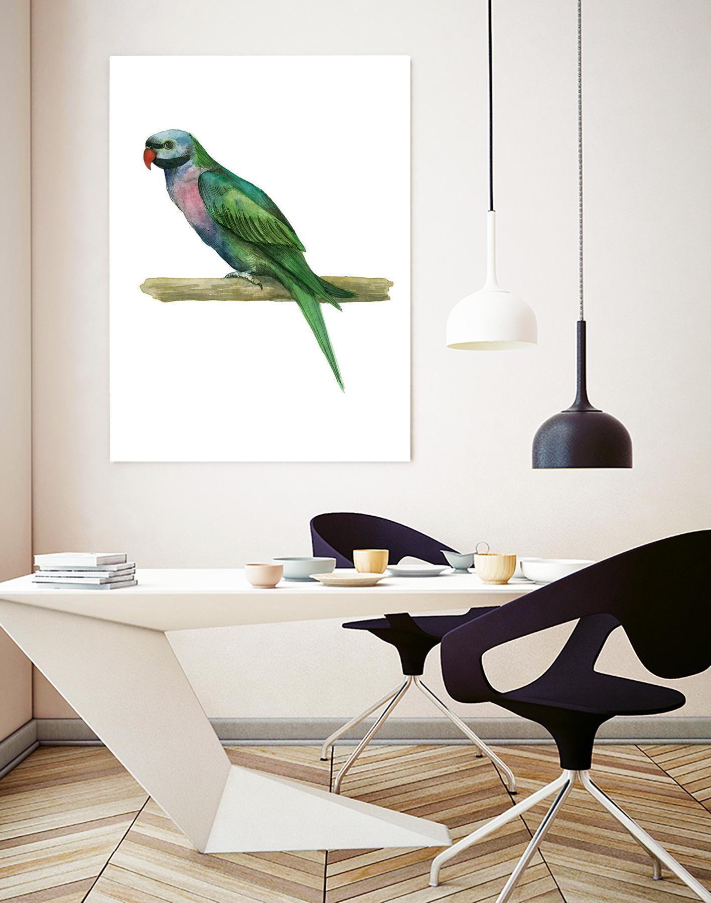 Bird 4 by Harvey, Brenna Harvey on GIANT ART - green animal bird