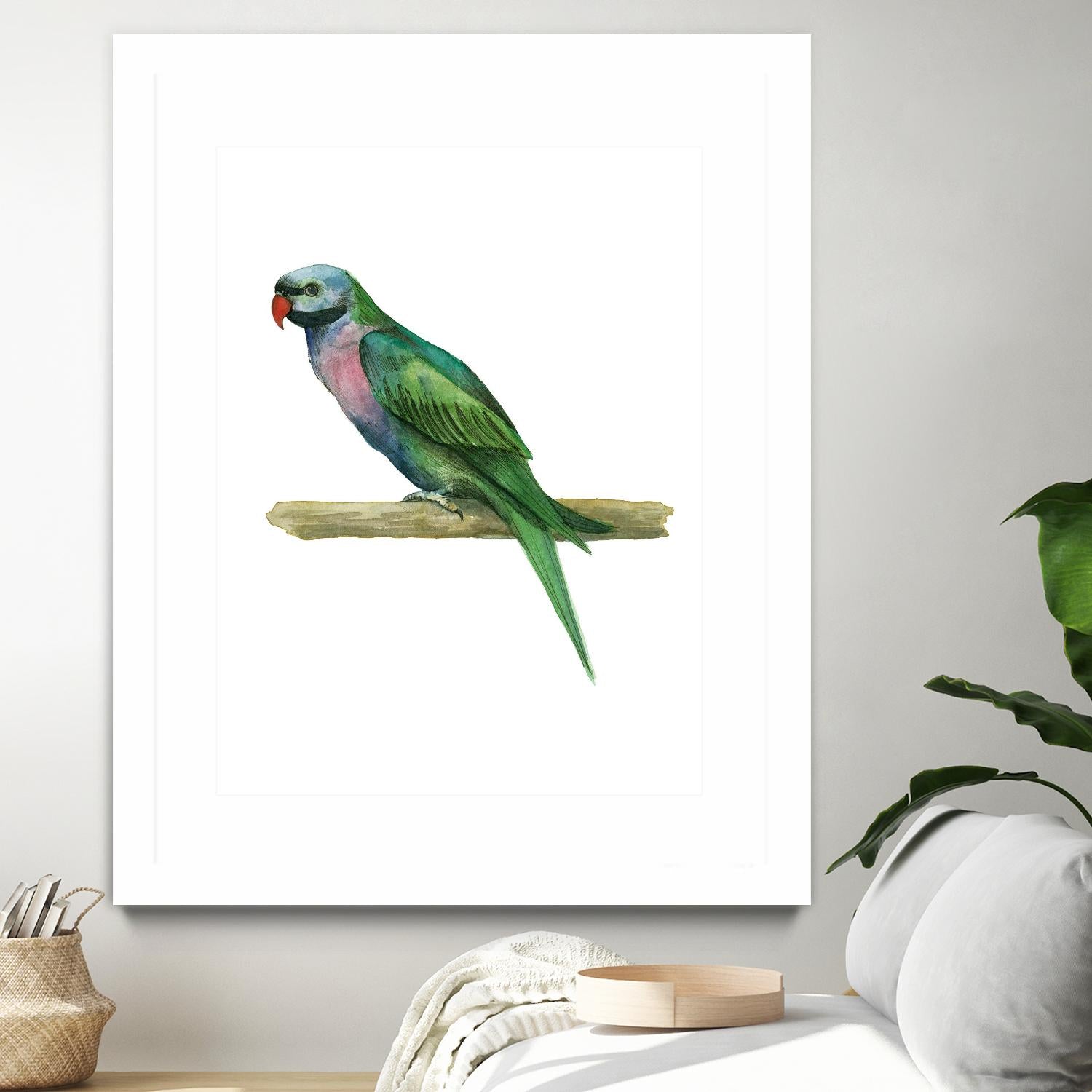 Bird 4 by Harvey, Brenna Harvey on GIANT ART - green animal bird