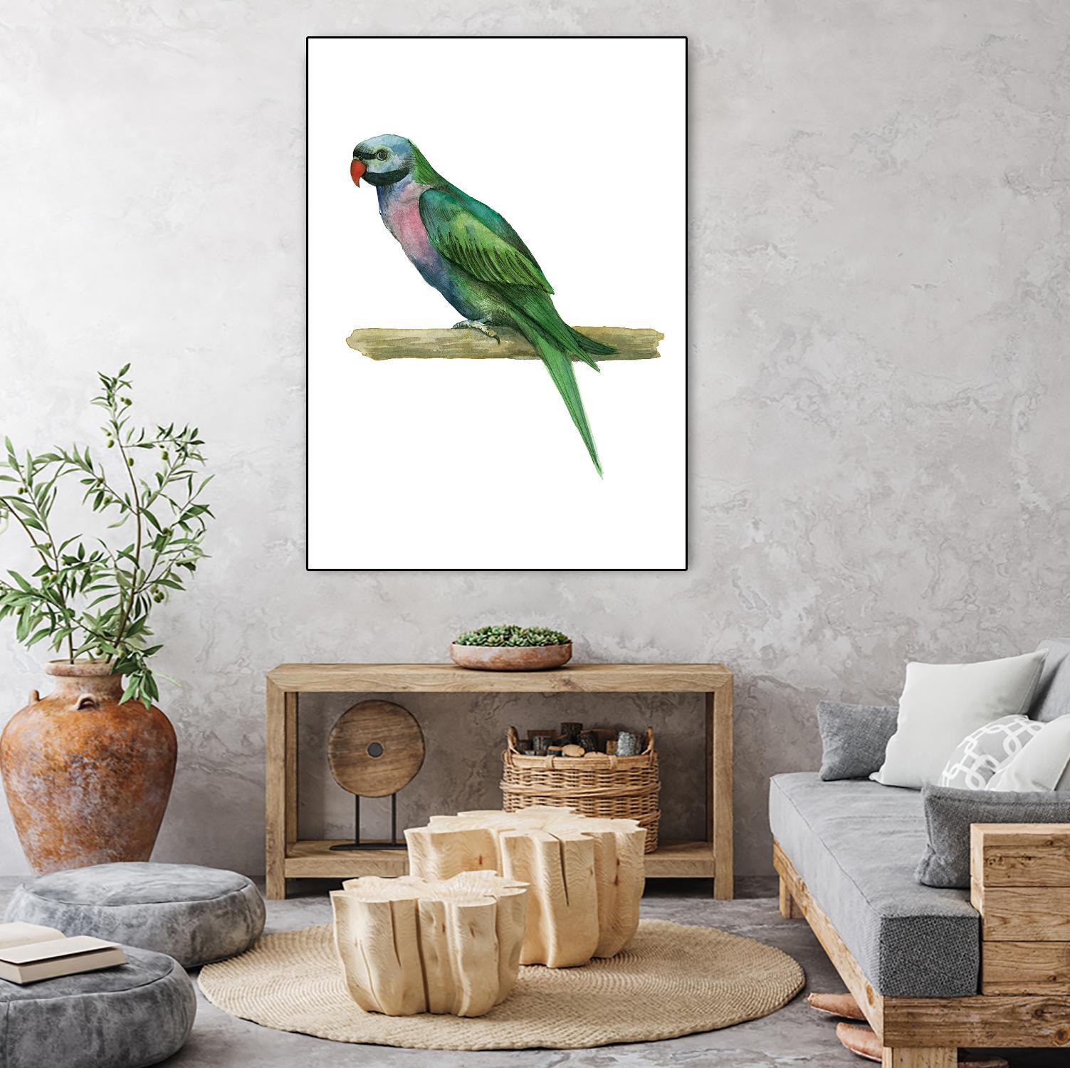 Bird 4 by Harvey, Brenna Harvey on GIANT ART - blue animals bird