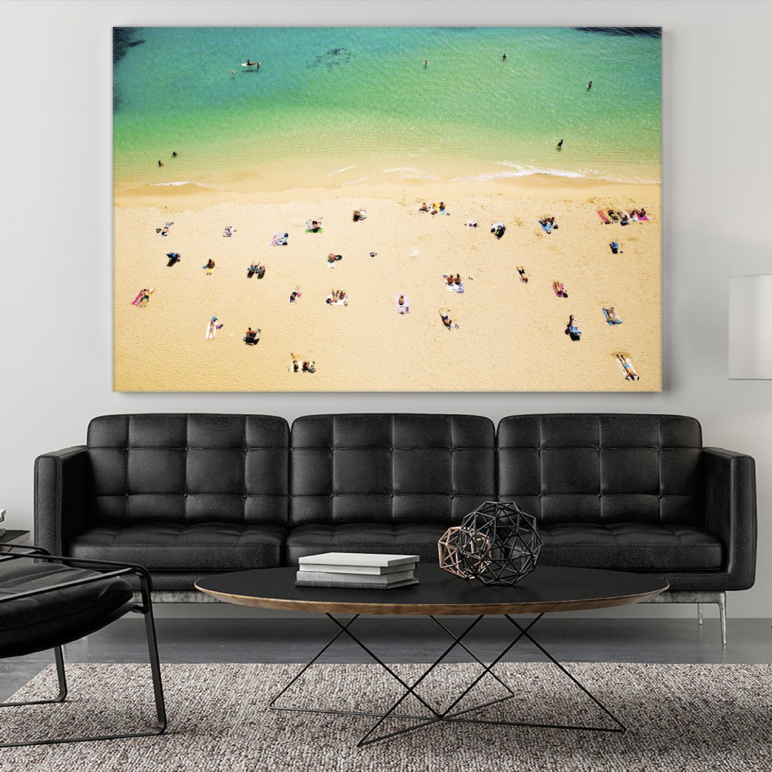 Kaimana Beach by Shawn Frederick on GIANT ART - beige tropical