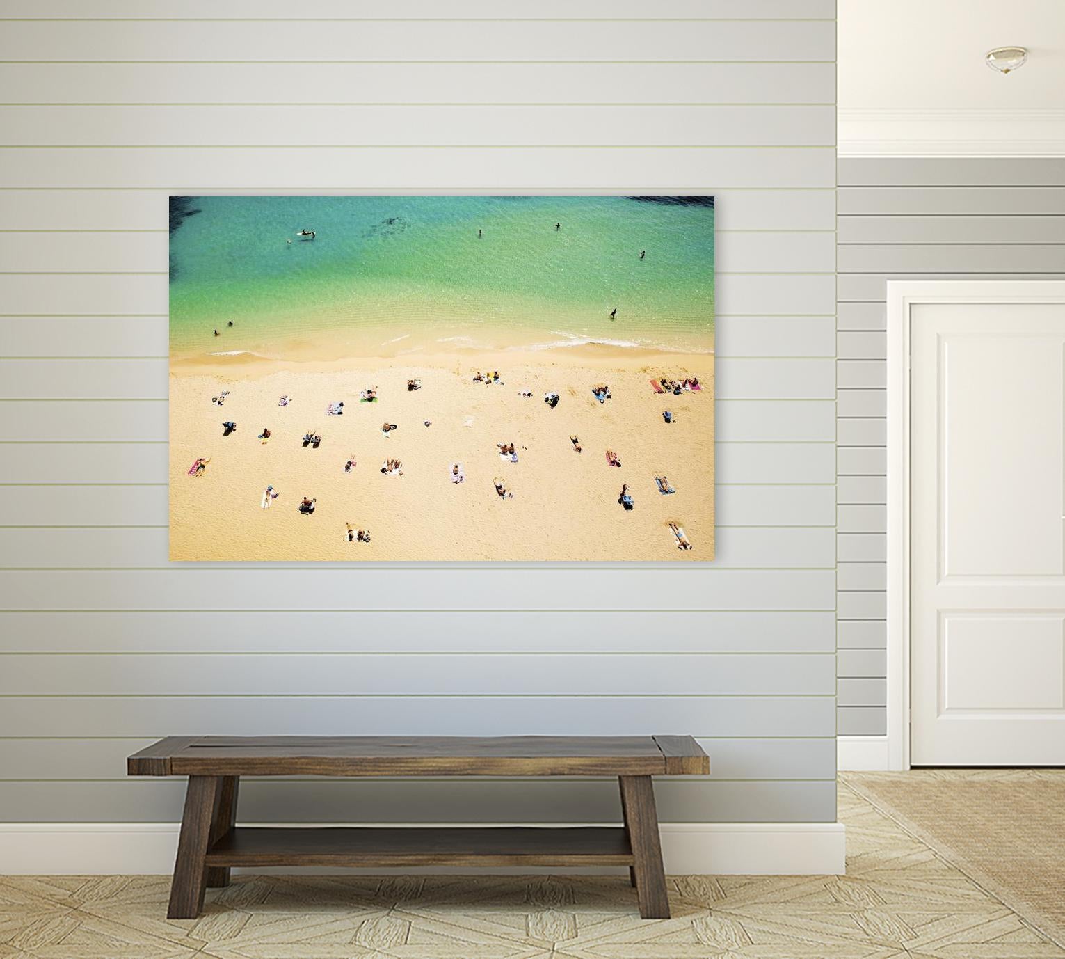 Kaimana Beach by Shawn Frederick on GIANT ART - beige costal sand
