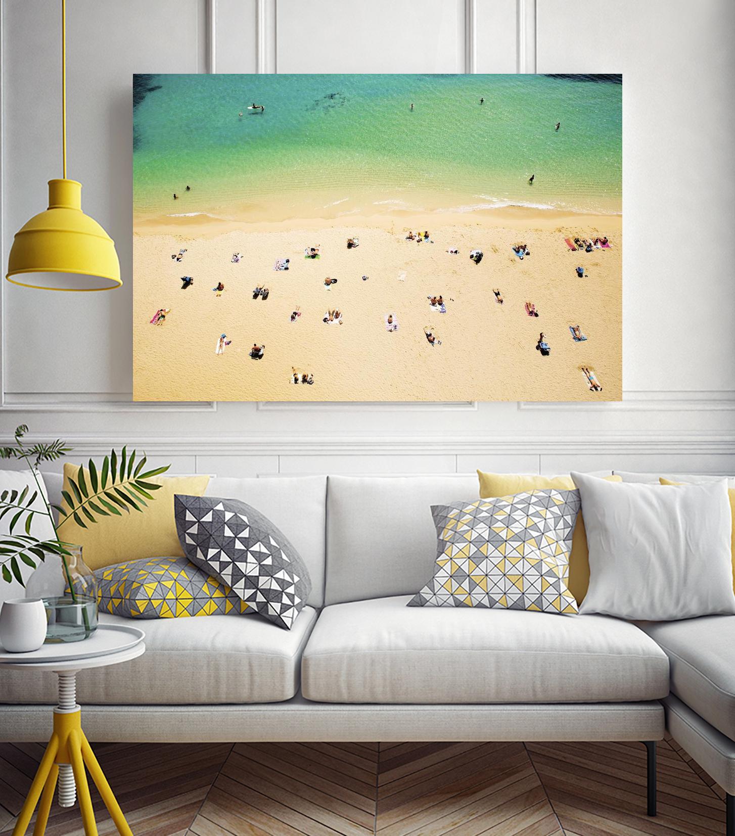 Kaimana Beach by Shawn Frederick on GIANT ART - beige costal sand