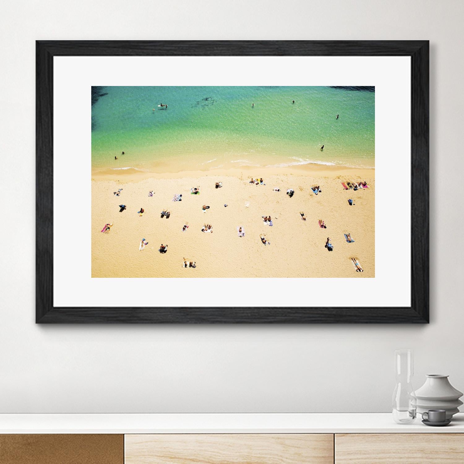 Kaimana Beach by Shawn Frederick on GIANT ART - beige costal sand