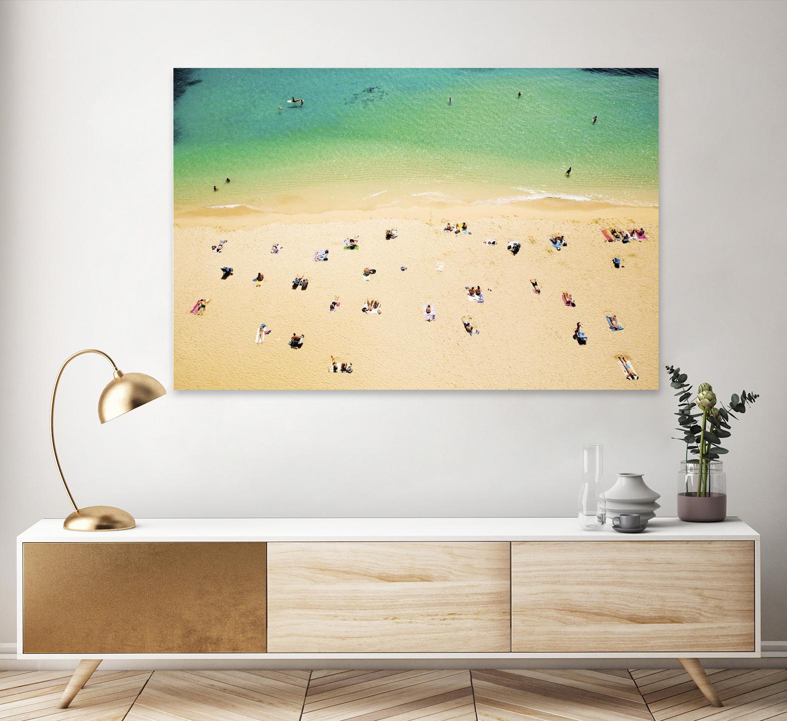 Kaimana Beach by Shawn Frederick on GIANT ART - beige costal sand