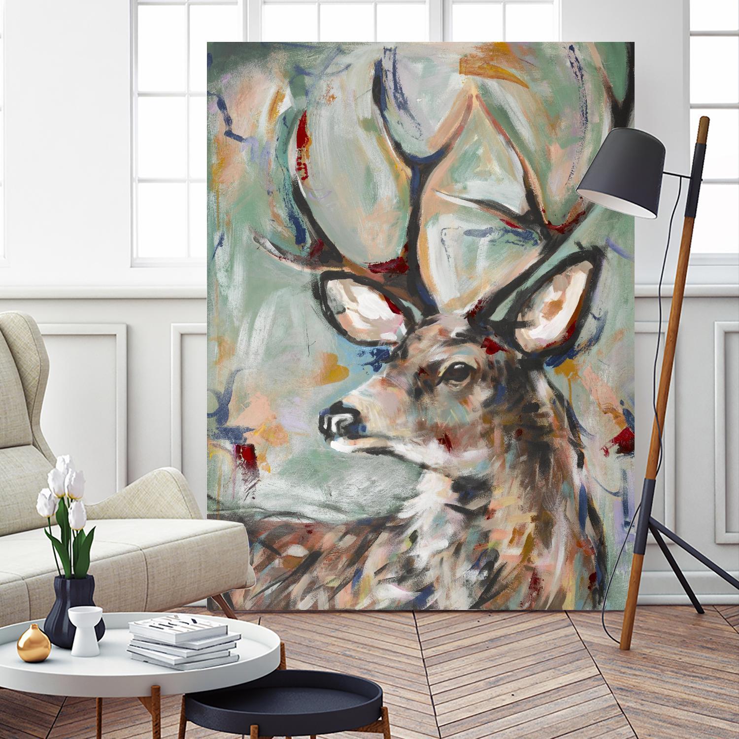 Buck by STA Studio on GIANT ART - beige animals wild