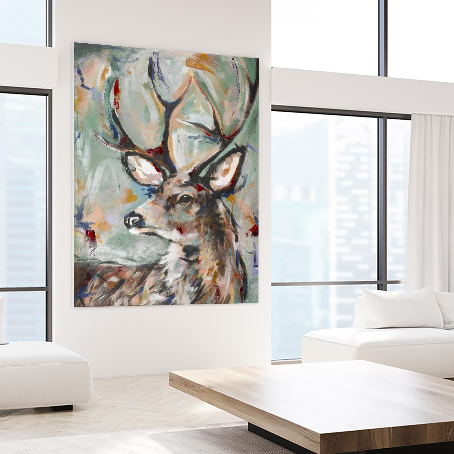 Buck by STA Studio on GIANT ART - beige animals wild