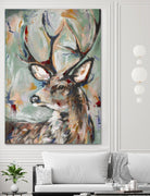 Buck by STA Studio on GIANT ART - beige animals wild