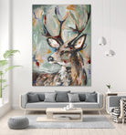Buck by STA Studio on GIANT ART - beige animals wild