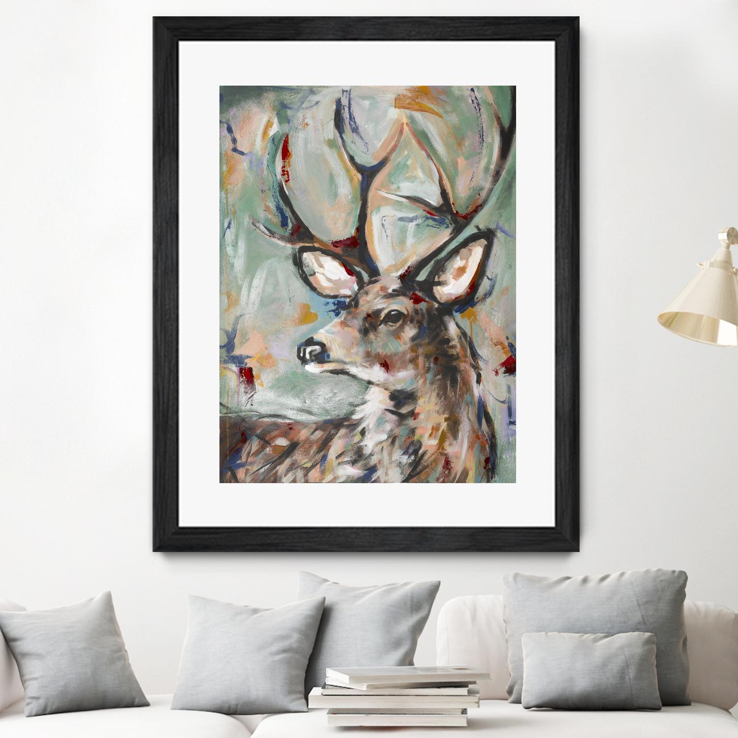 Buck by STA Studio on GIANT ART - beige animals wild