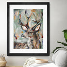 Buck by STA Studio on GIANT ART - beige animals wild