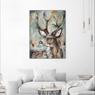 Buck by STA Studio on GIANT ART - beige animals wild