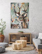 Buck by STA Studio on GIANT ART - beige animals wild