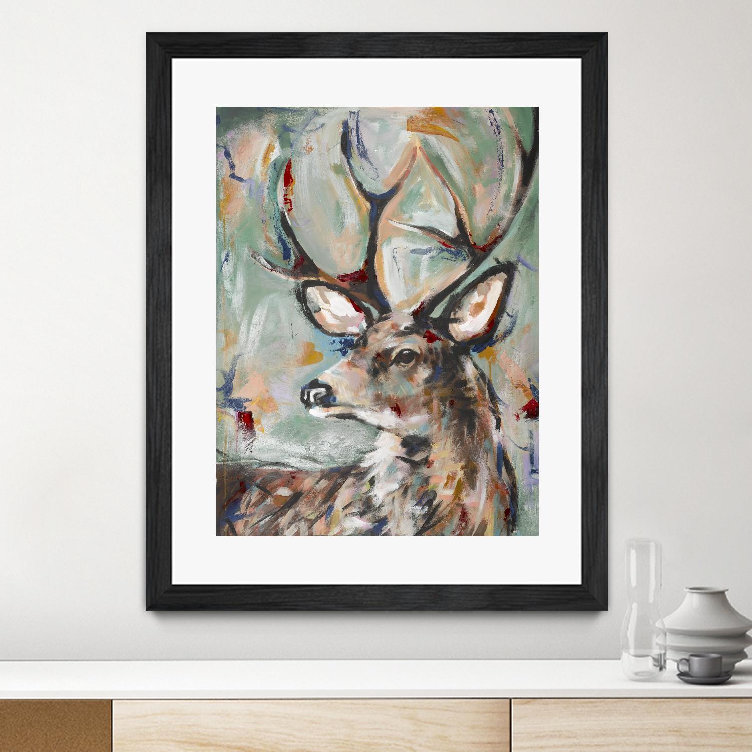 Buck by STA Studio on GIANT ART - beige animals wild