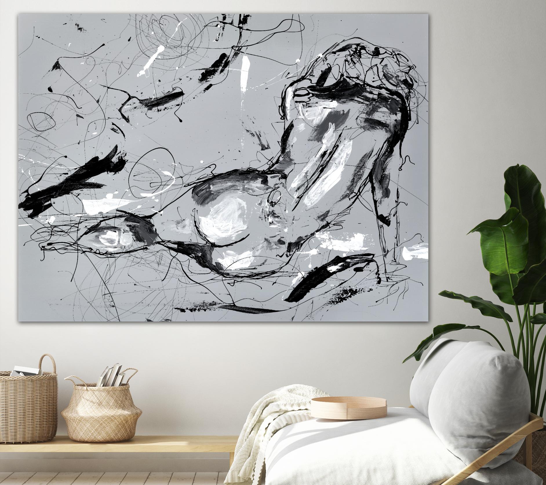 Nude Figure 3 by Stefano Altamura on GIANT ART - grey men and women