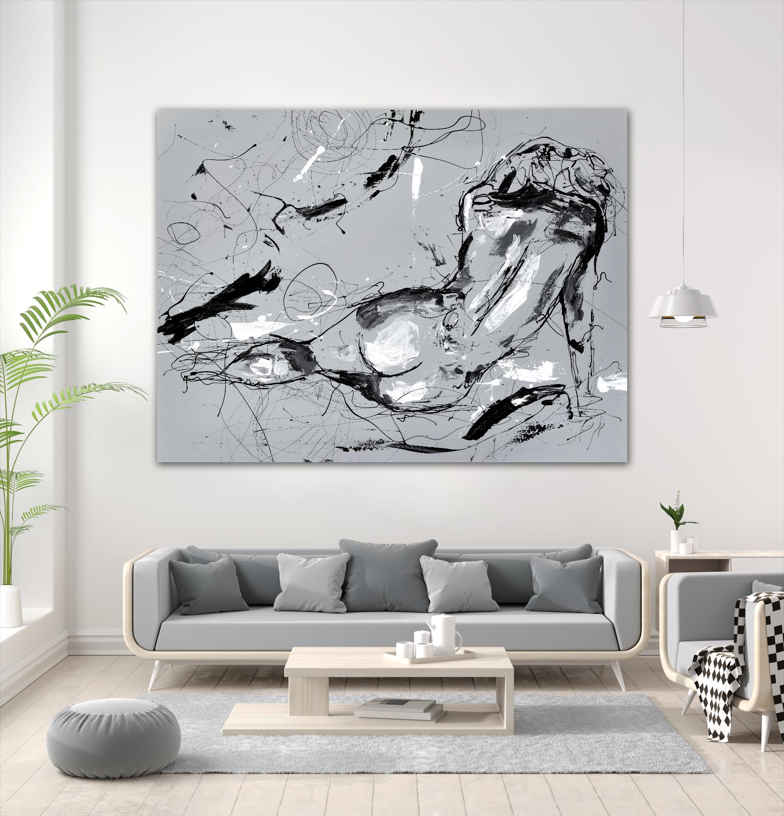 Nude Figure 3 by Stefano Altamura on GIANT ART - grey men and women