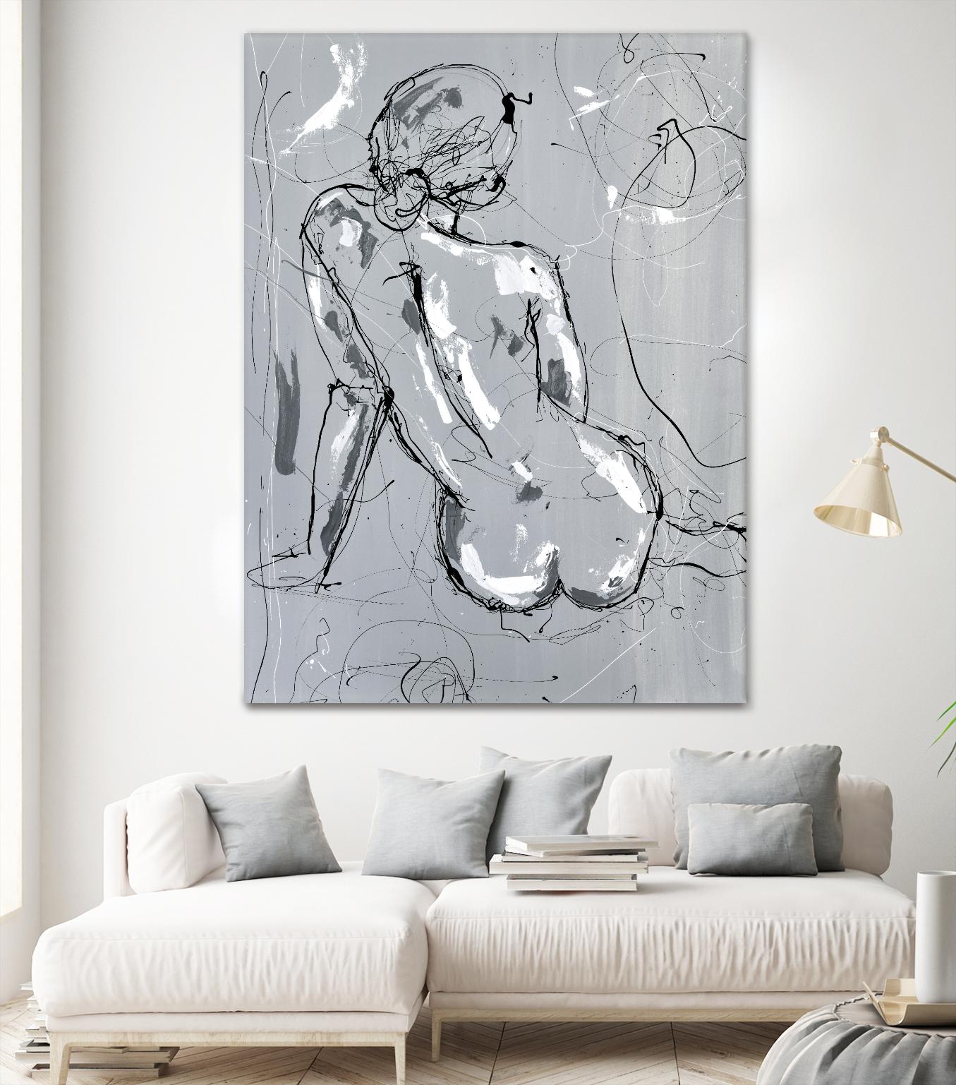 Nude Figure 4 by Stefano Altamura on GIANT ART - white black & white nude women