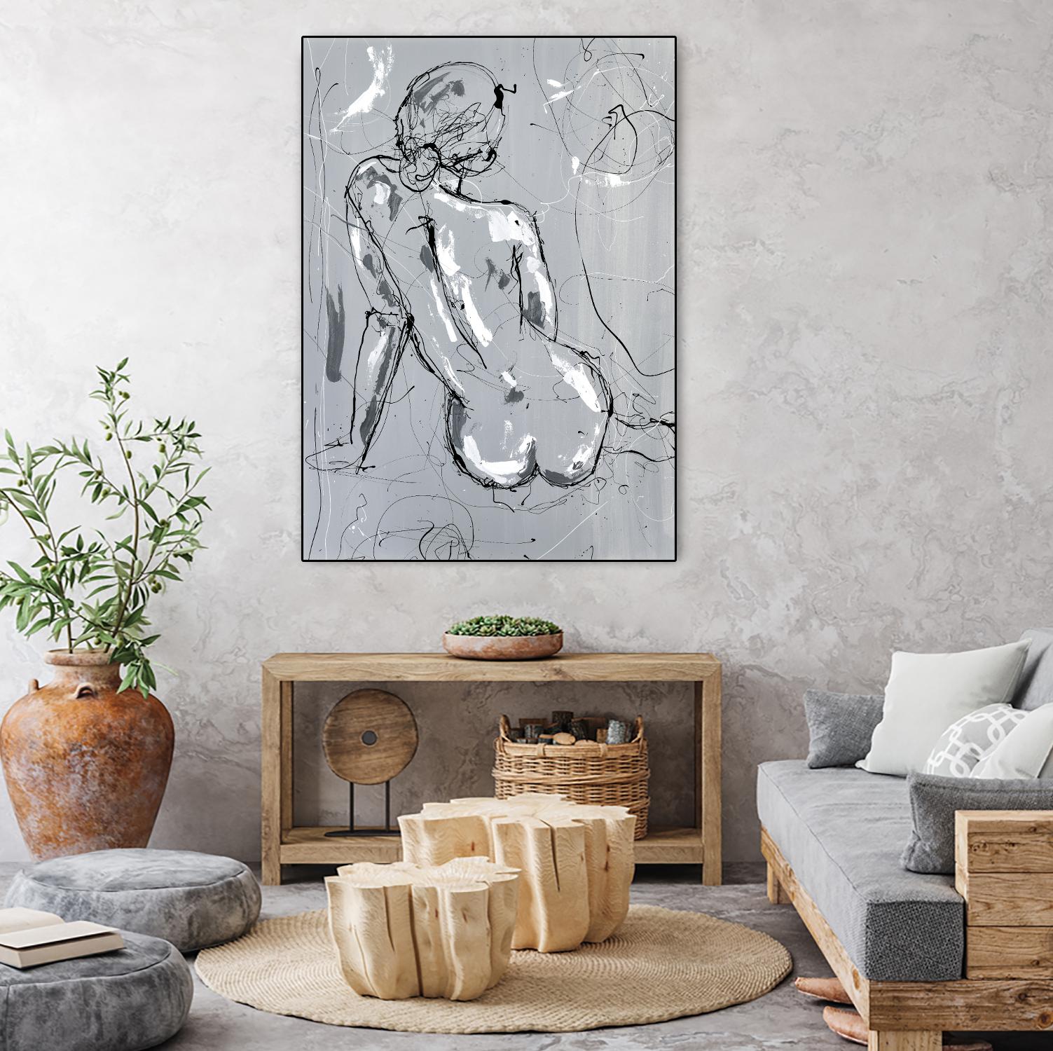 Nude Figure 4 by Stefano Altamura on GIANT ART - white black & white nude women