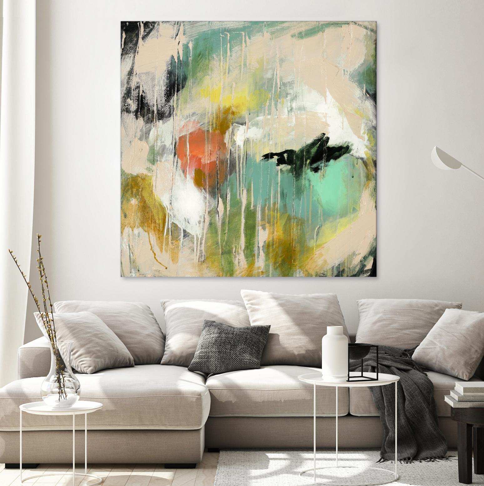 Tunnel Vision 2 by Brenna Harvey on GIANT ART - red contemporary