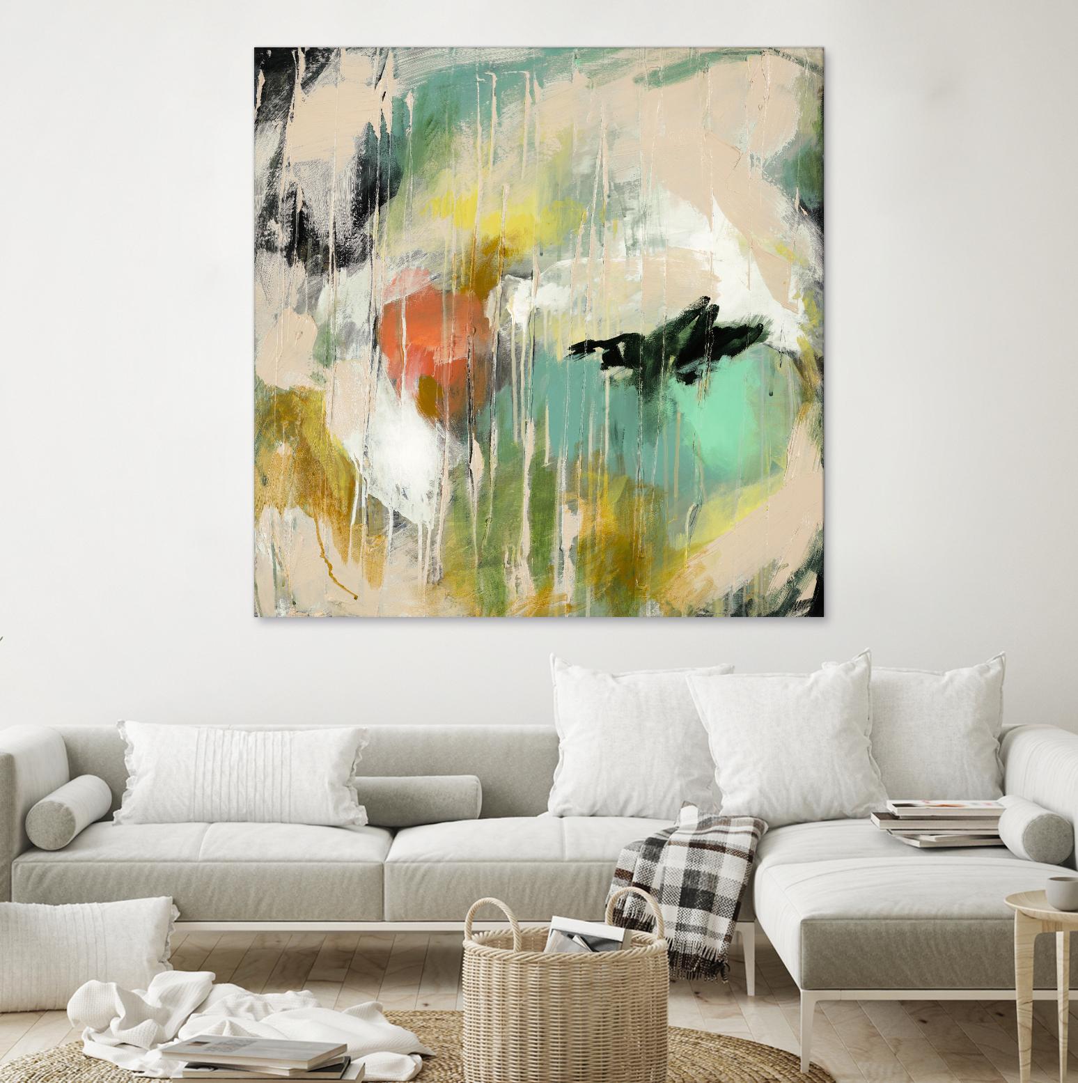 Tunnel Vision 2 by Brenna Harvey on GIANT ART - red contemporary