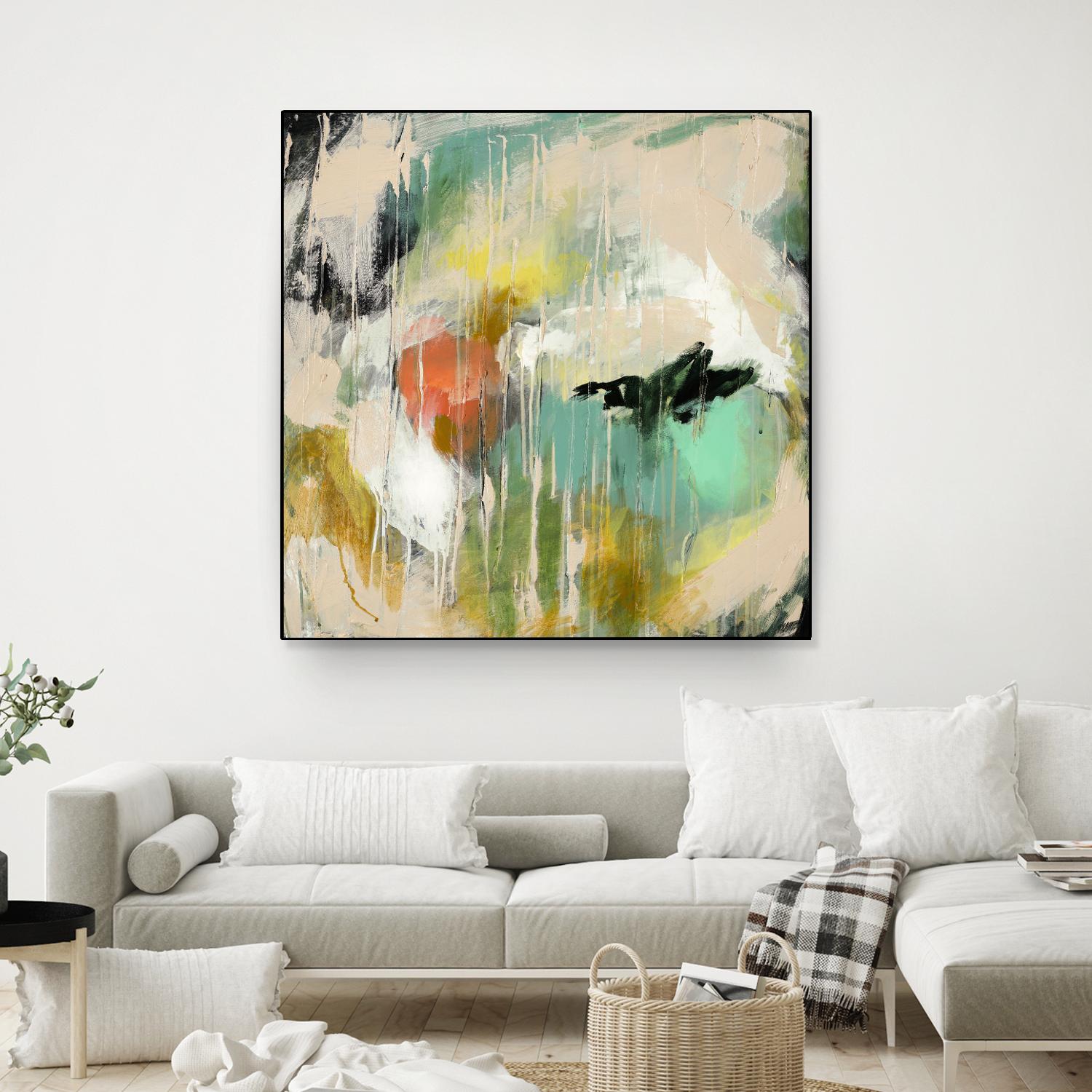 Tunnel Vision 2 by Brenna Harvey on GIANT ART - red contemporary