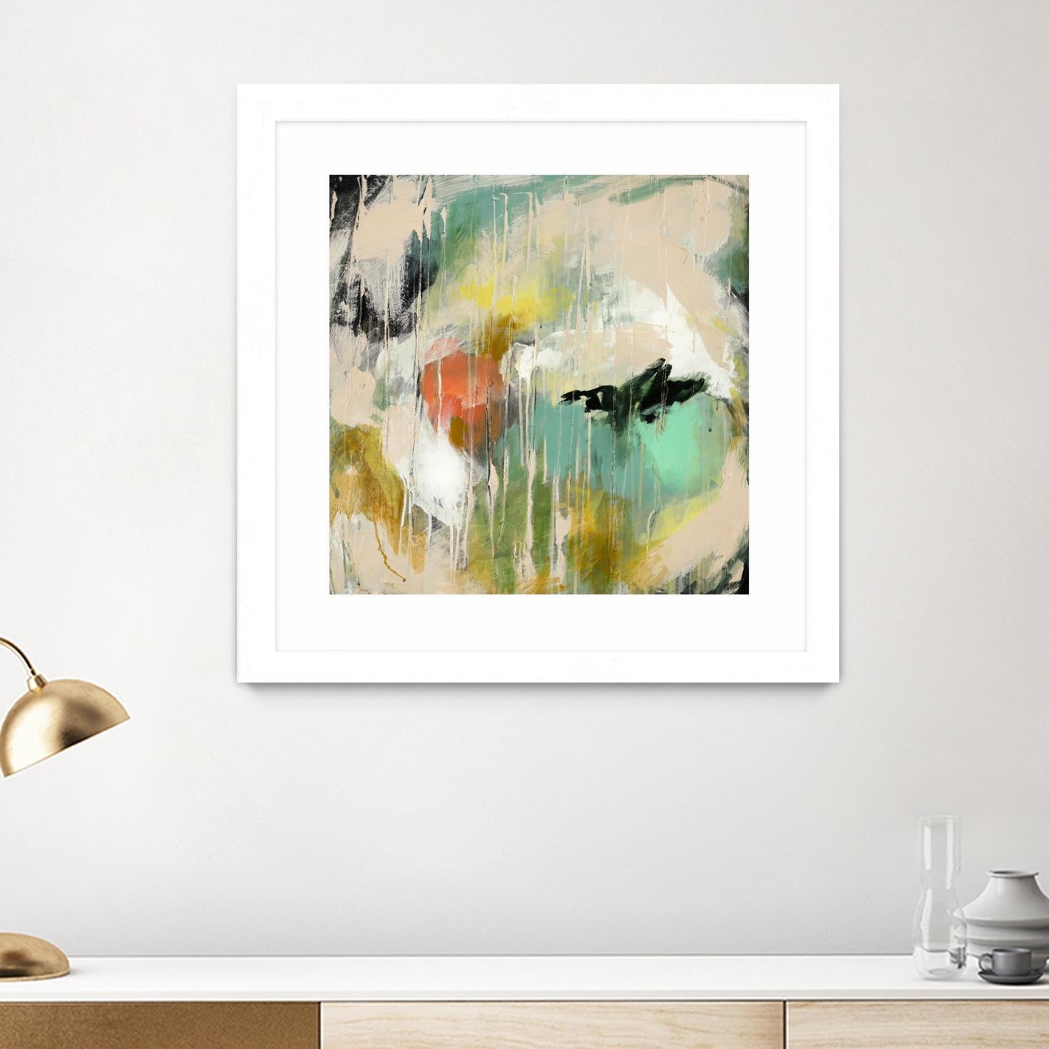 Tunnel Vision 2 by Brenna Harvey on GIANT ART - red contemporary