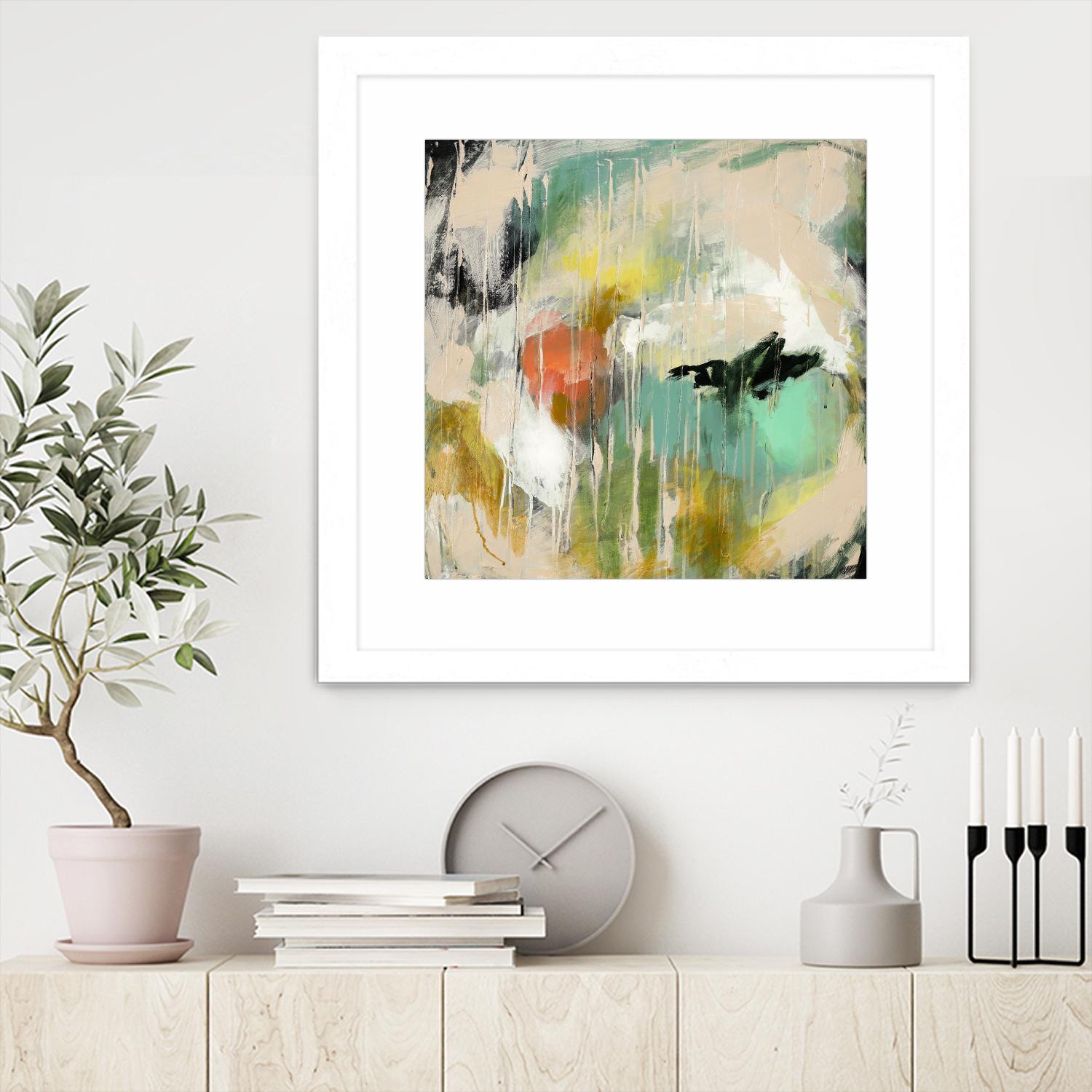 Tunnel Vision 2 by Brenna Harvey on GIANT ART - red contemporary