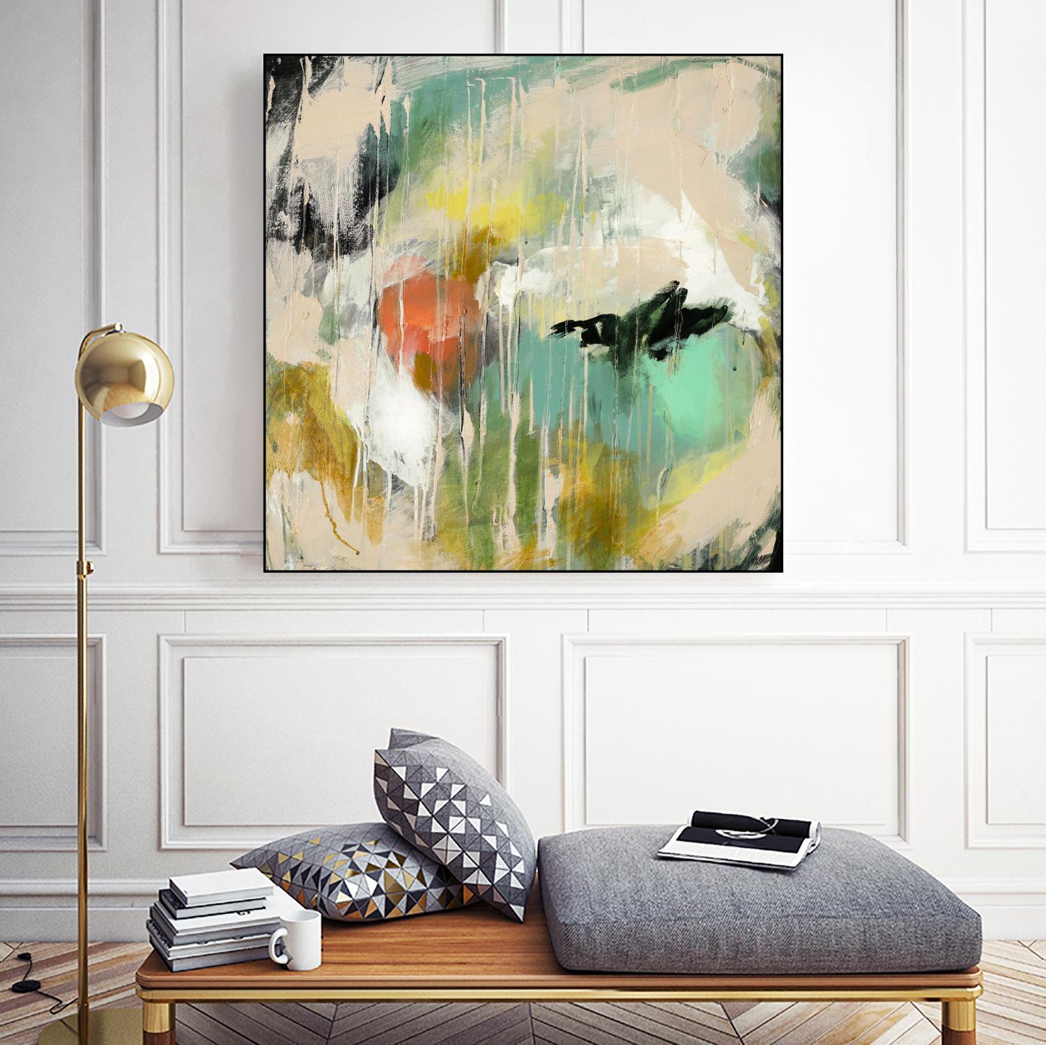 Tunnel Vision 2 by Brenna Harvey on GIANT ART - red contemporary