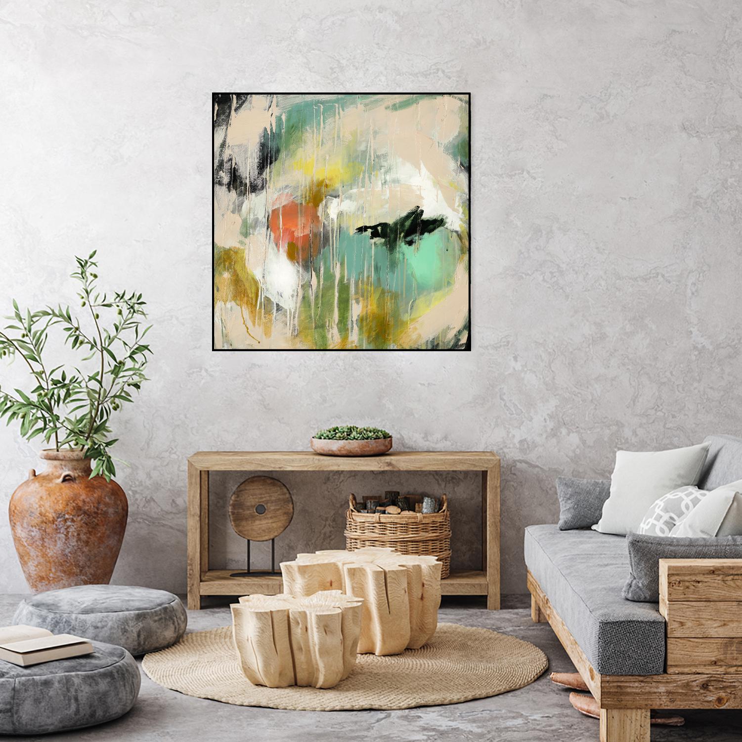 Tunnel Vision 2 by Brenna Harvey on GIANT ART - red contemporary