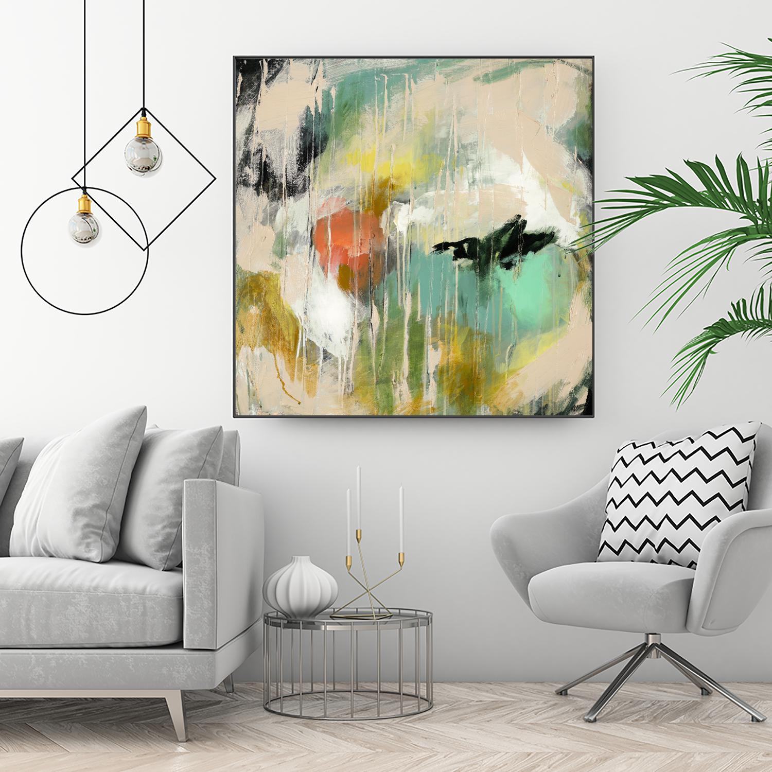 Tunnel Vision 2 by Brenna Harvey on GIANT ART - red contemporary