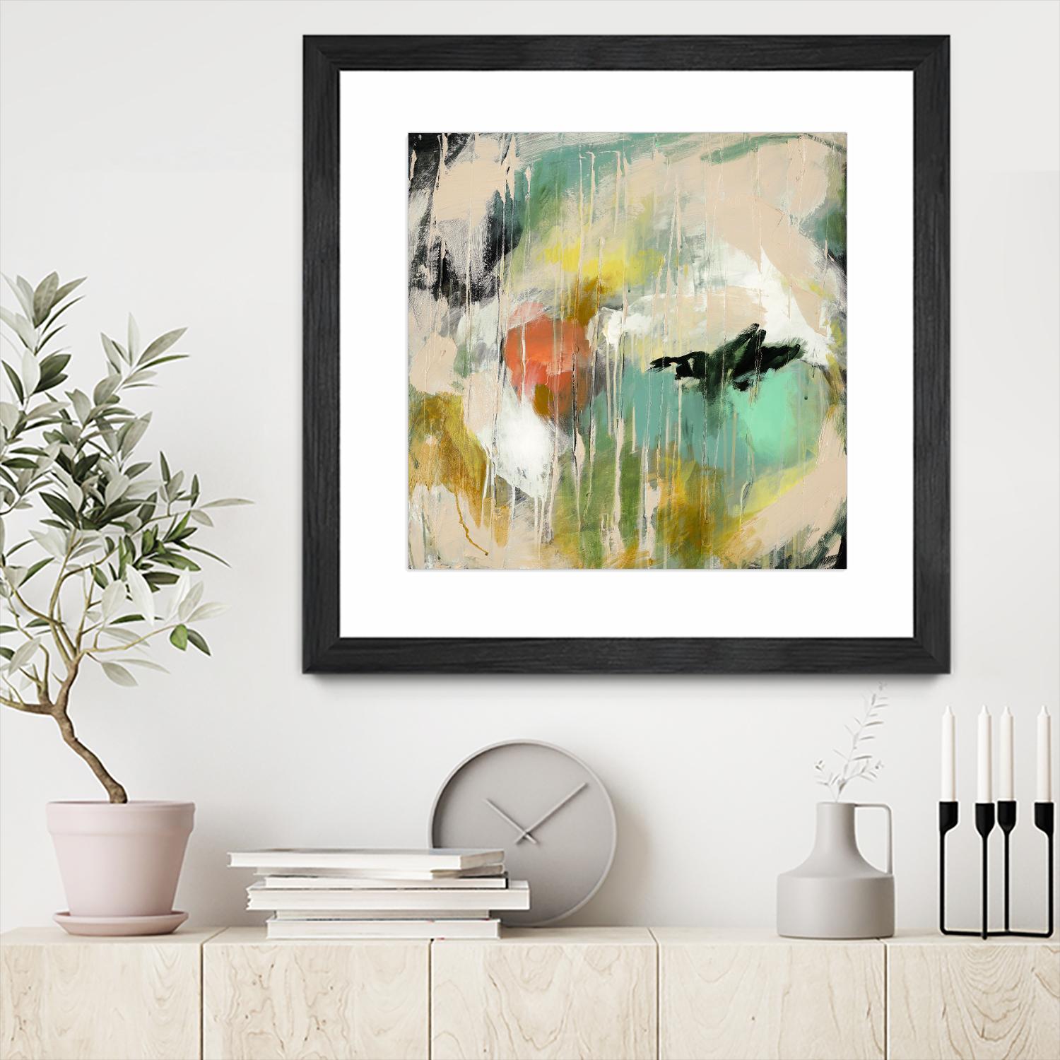 Tunnel Vision 2 by Brenna Harvey on GIANT ART - red contemporary