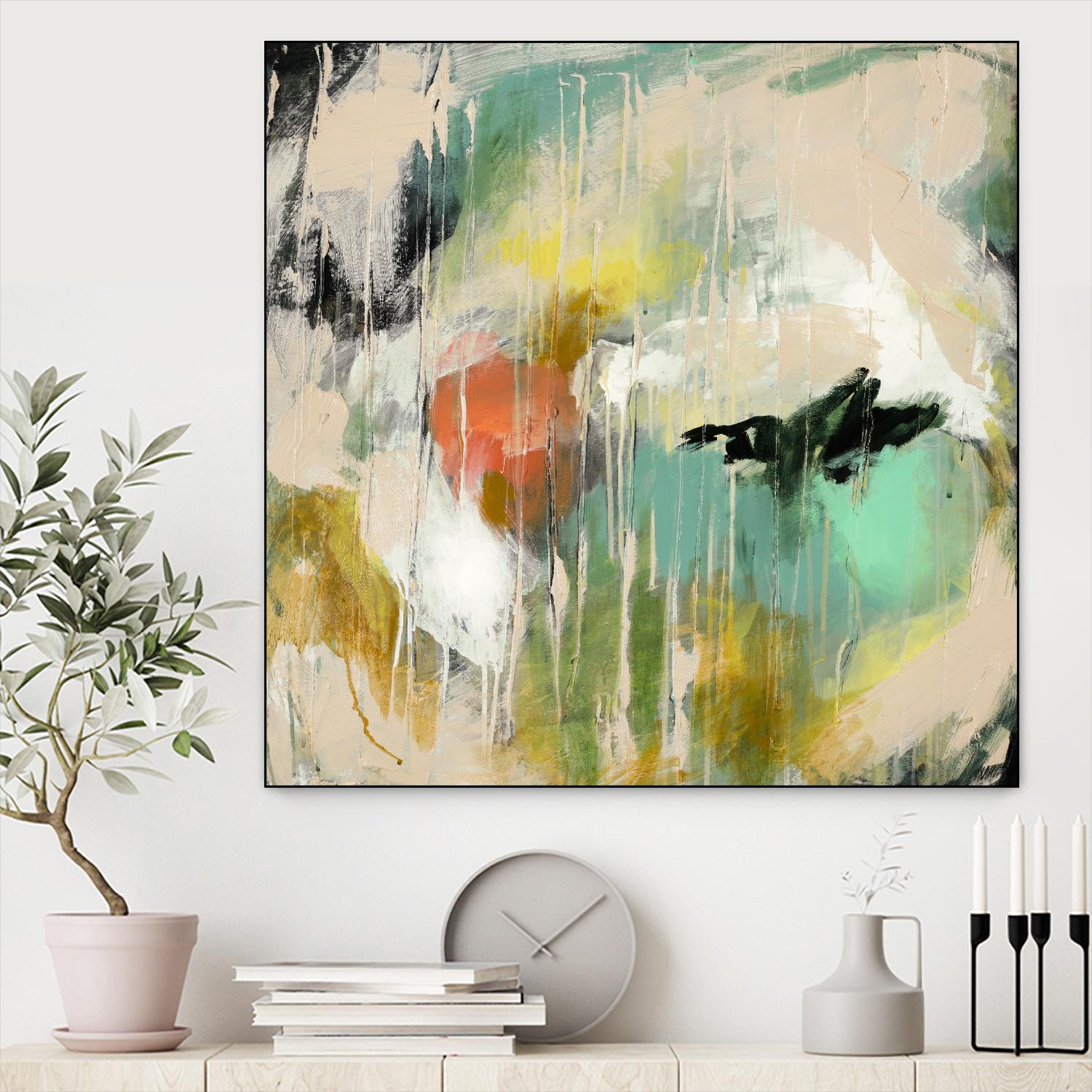 Tunnel Vision 2 by Brenna Harvey on GIANT ART - red contemporary