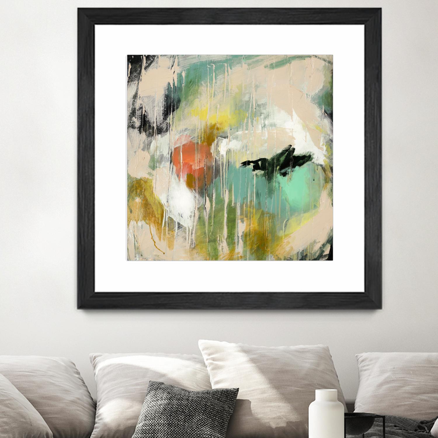 Tunnel Vision 2 by Brenna Harvey on GIANT ART - red contemporary