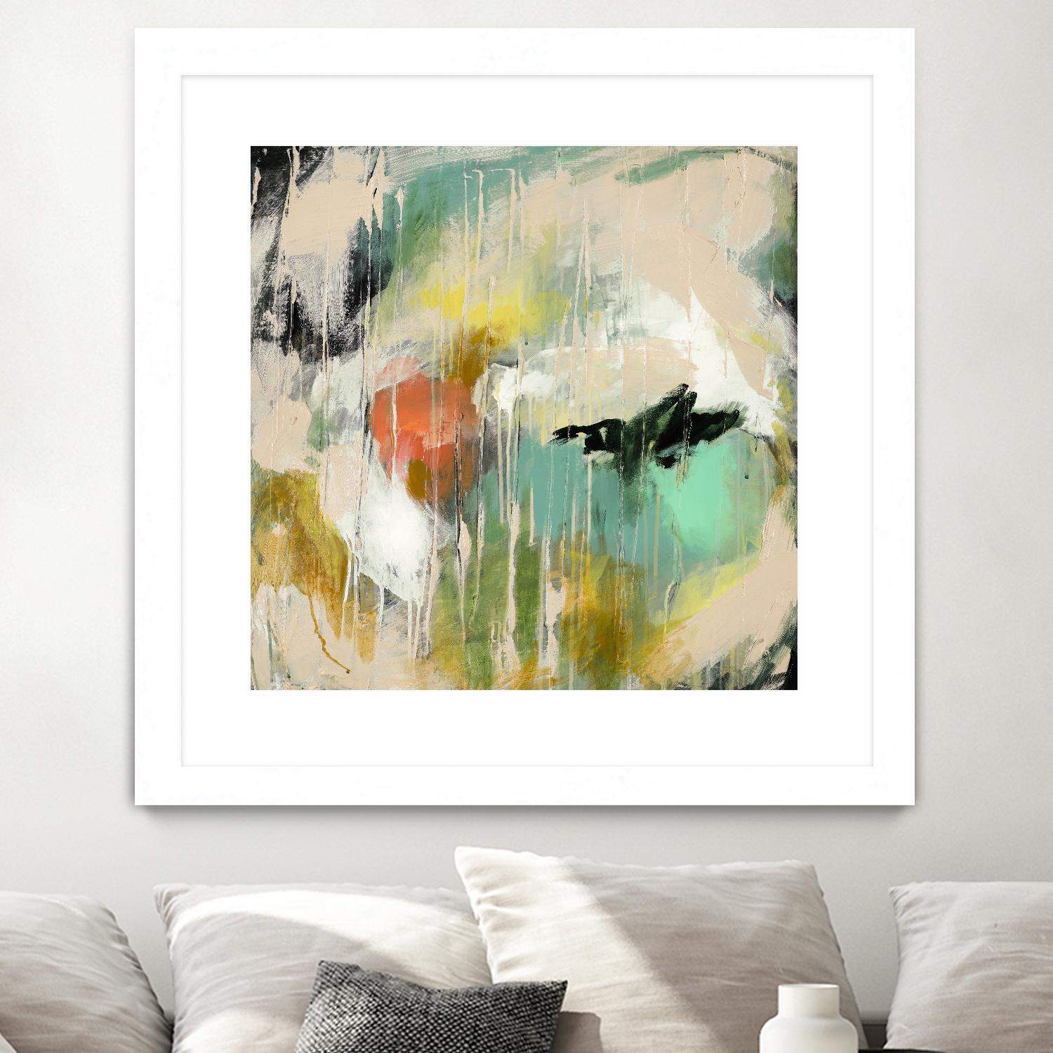 Tunnel Vision 2 by Brenna Harvey on GIANT ART - red contemporary