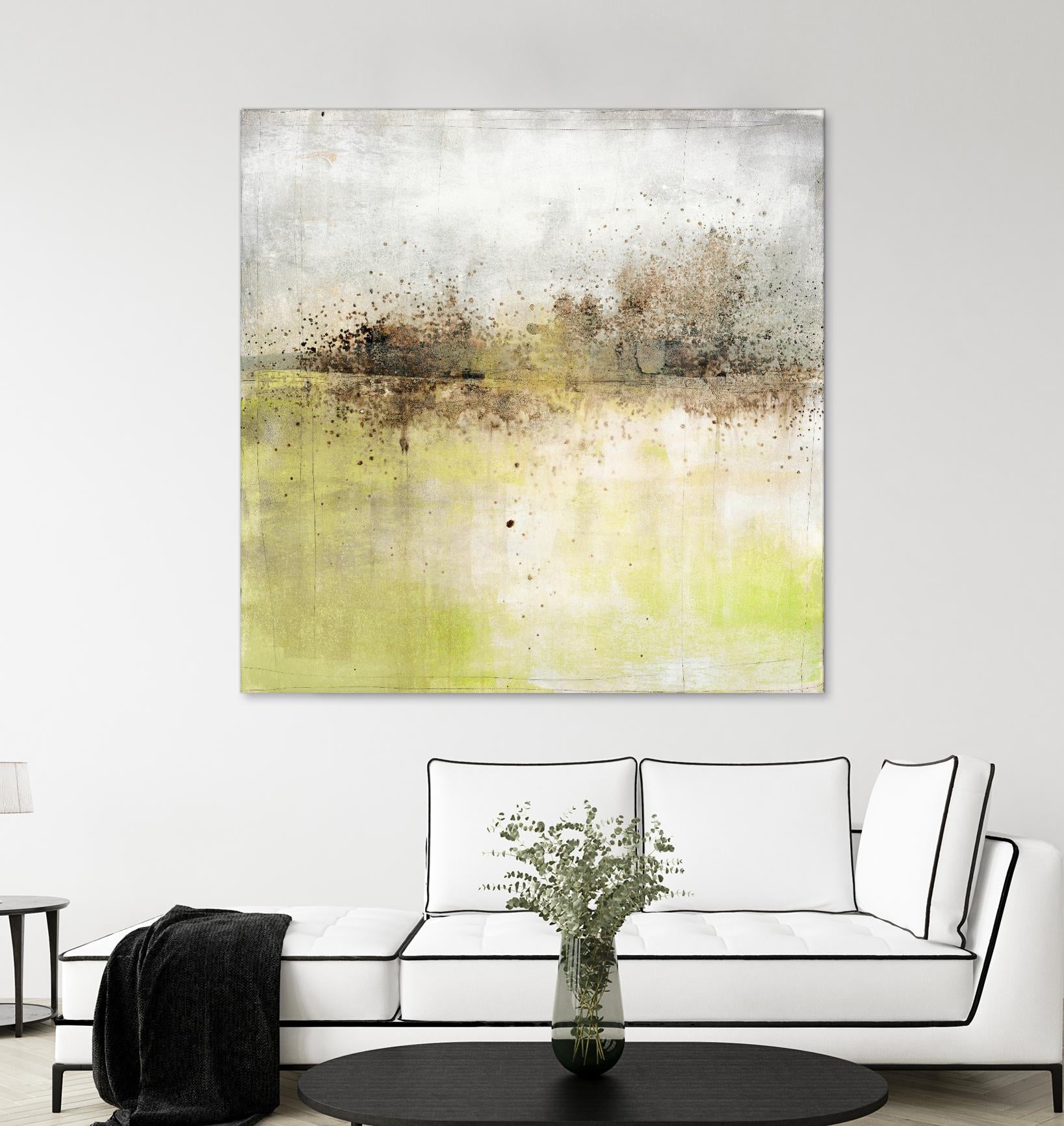 Granulated Peridot by Maeve Harris on GIANT ART - green abstract