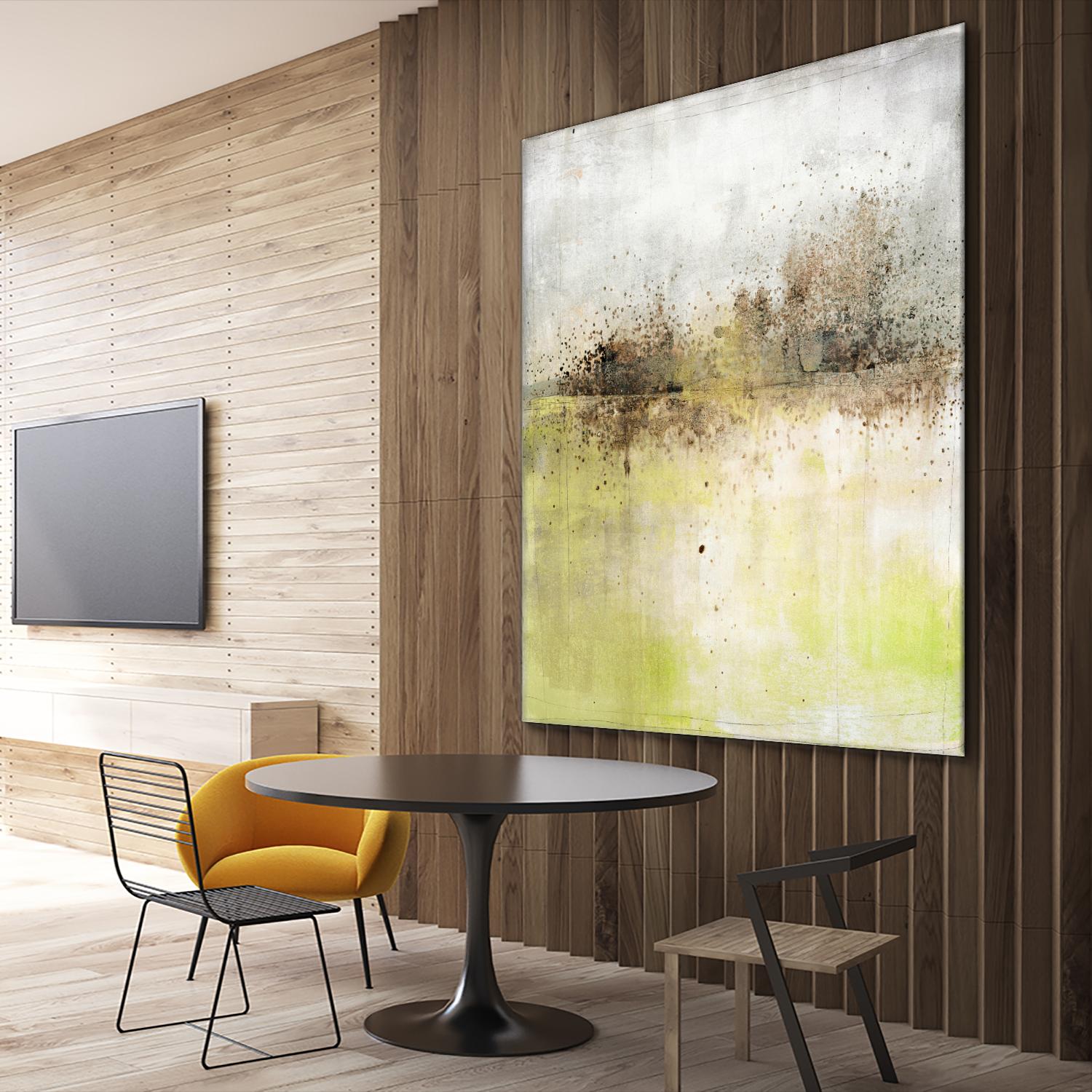 Granulated Peridot by Maeve Harris on GIANT ART - green abstract