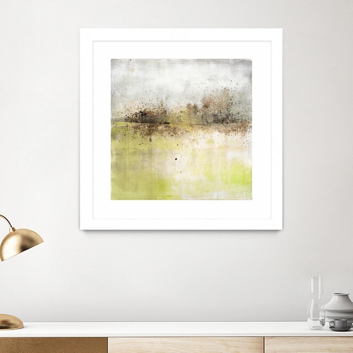 Granulated Peridot by Maeve Harris on GIANT ART - green abstract