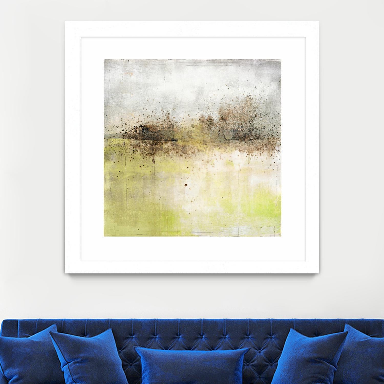 Granulated Peridot by Maeve Harris on GIANT ART - green abstract