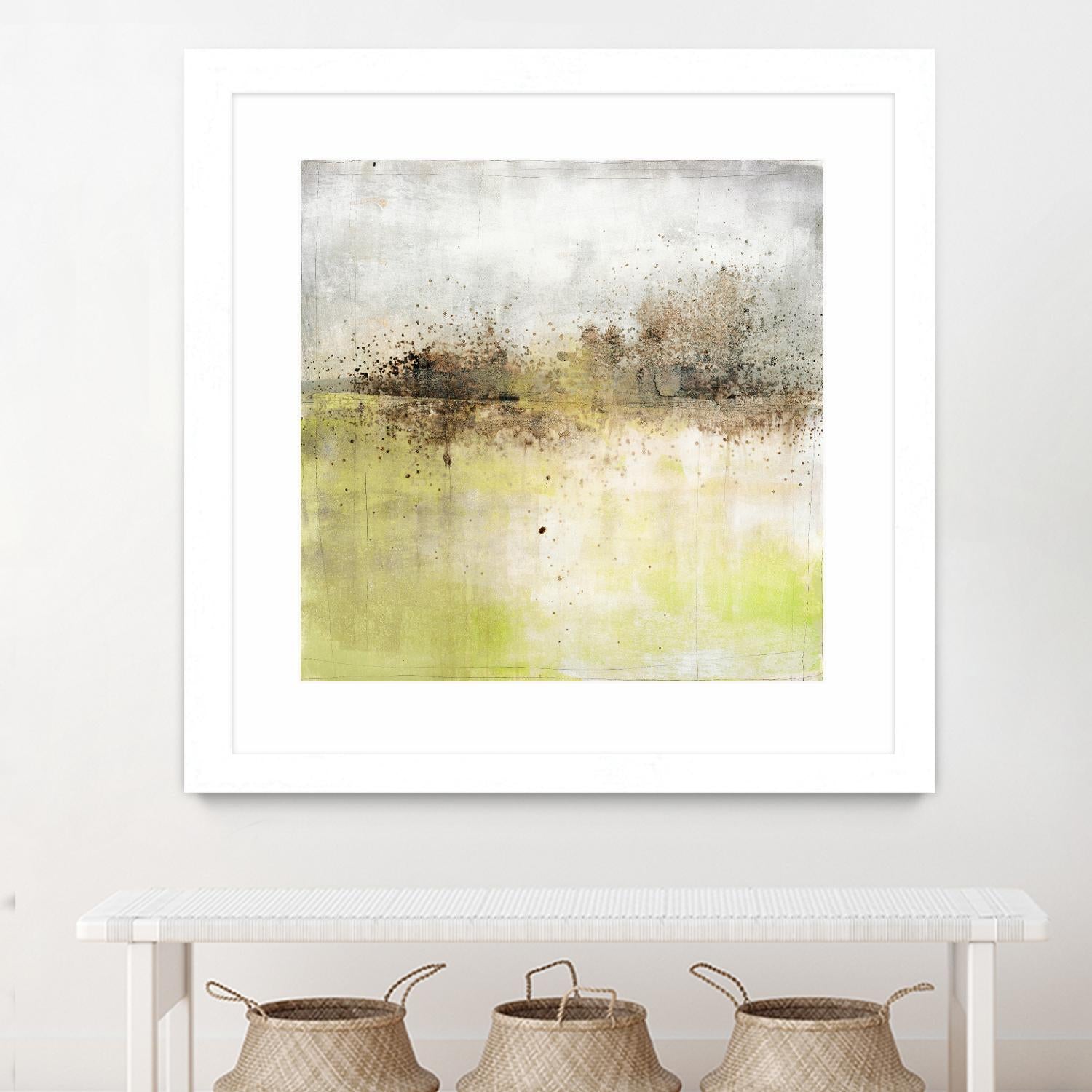 Granulated Peridot by Maeve Harris on GIANT ART - green abstract