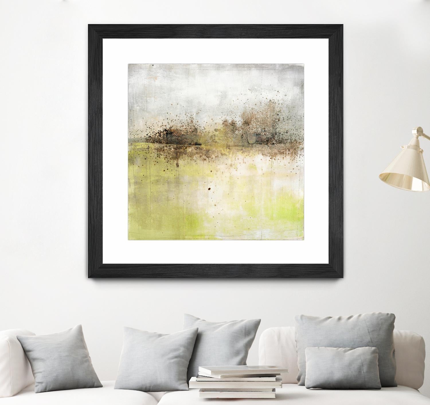 Granulated Peridot by Maeve Harris on GIANT ART - green abstract