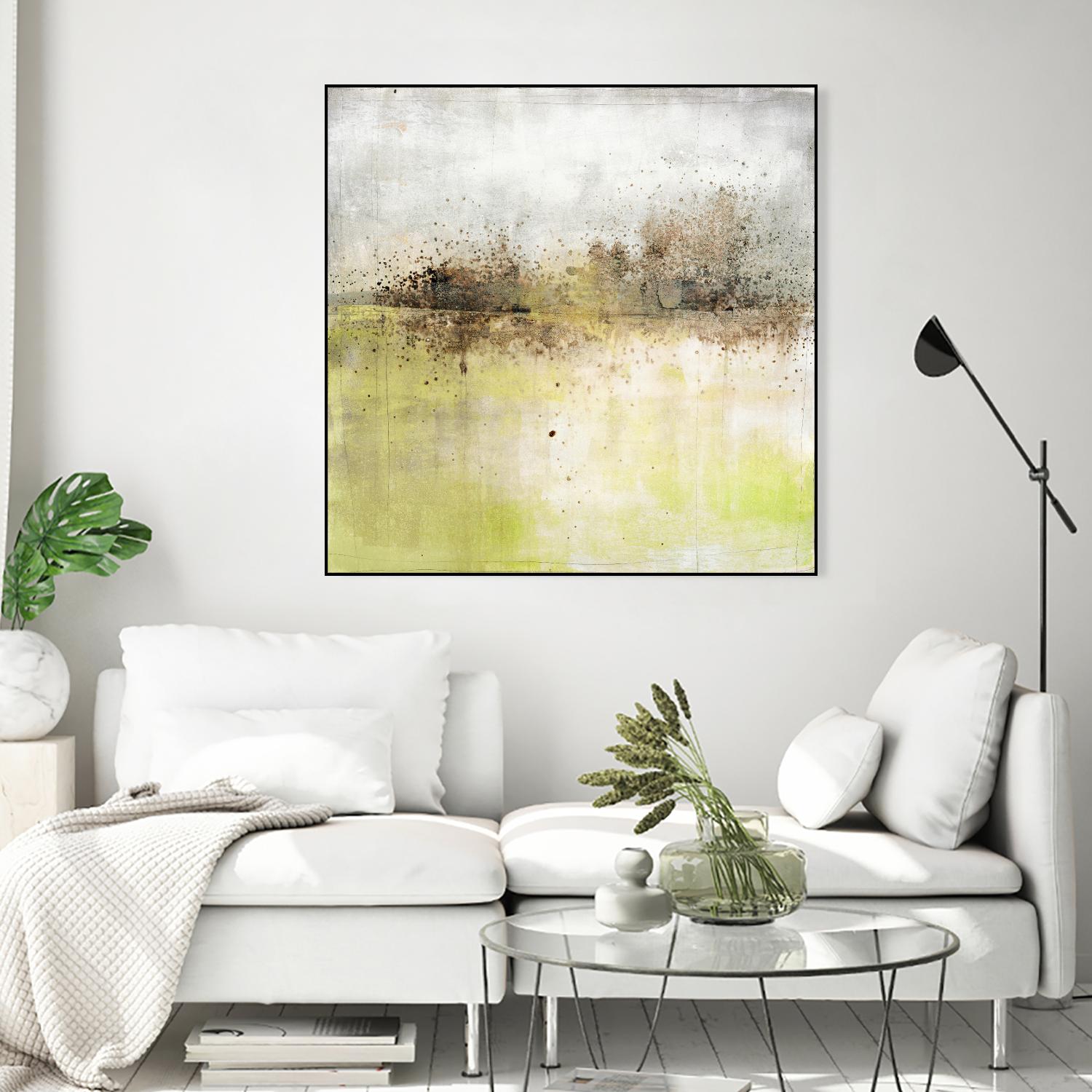 Granulated Peridot by Maeve Harris on GIANT ART - green abstract